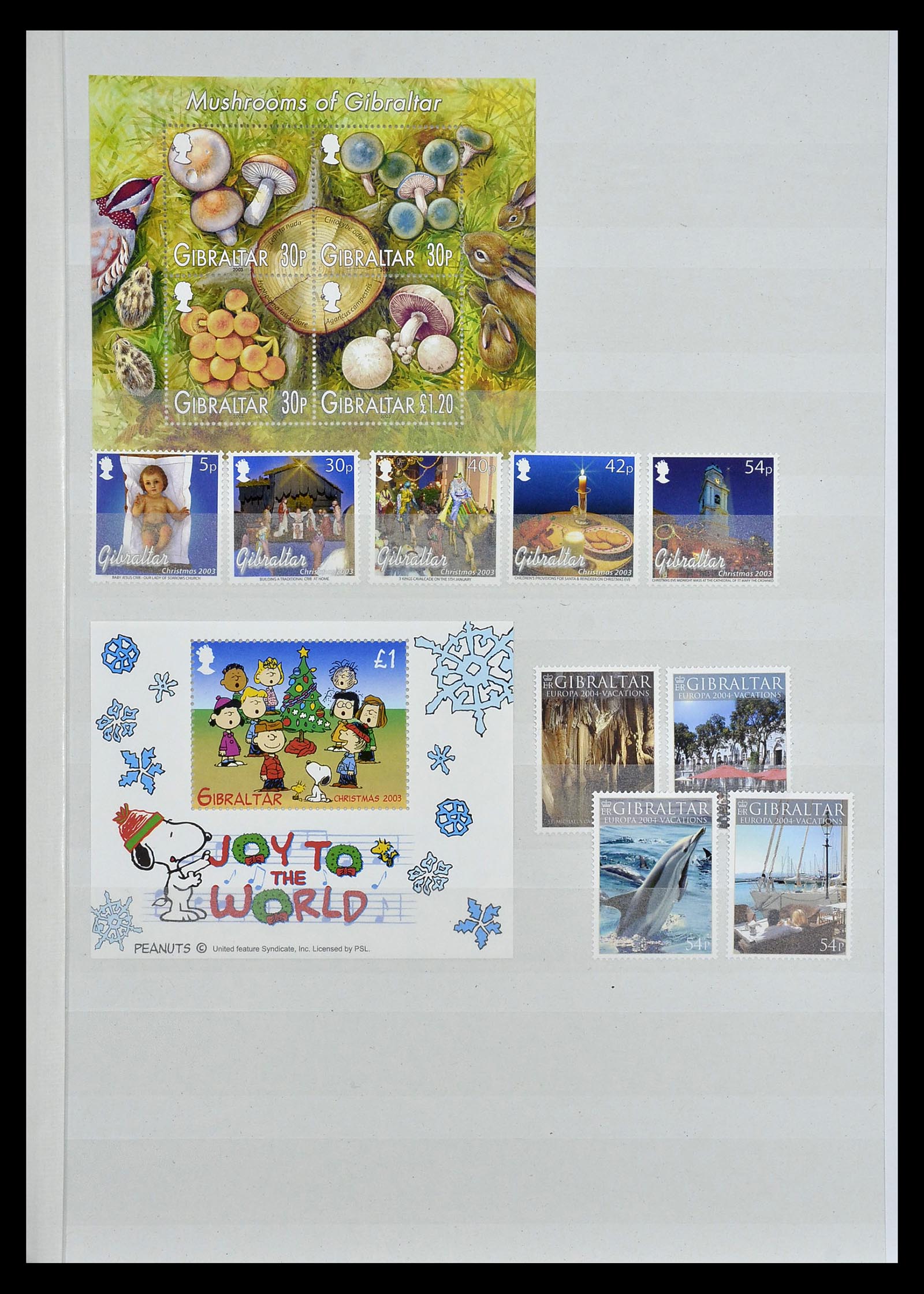 34947 112 - Postzegelverzameling 34947 Gibraltar 1912-2013.