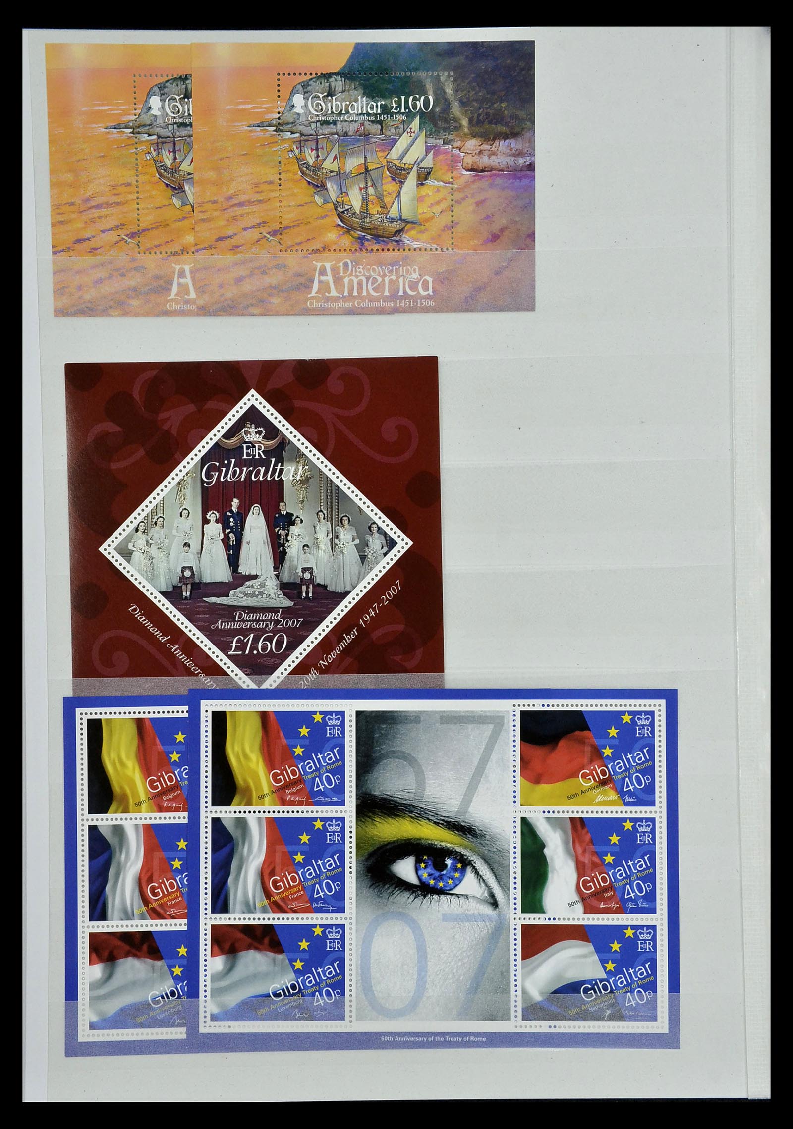34947 121 - Postzegelverzameling 34947 Gibraltar 1912-2013.