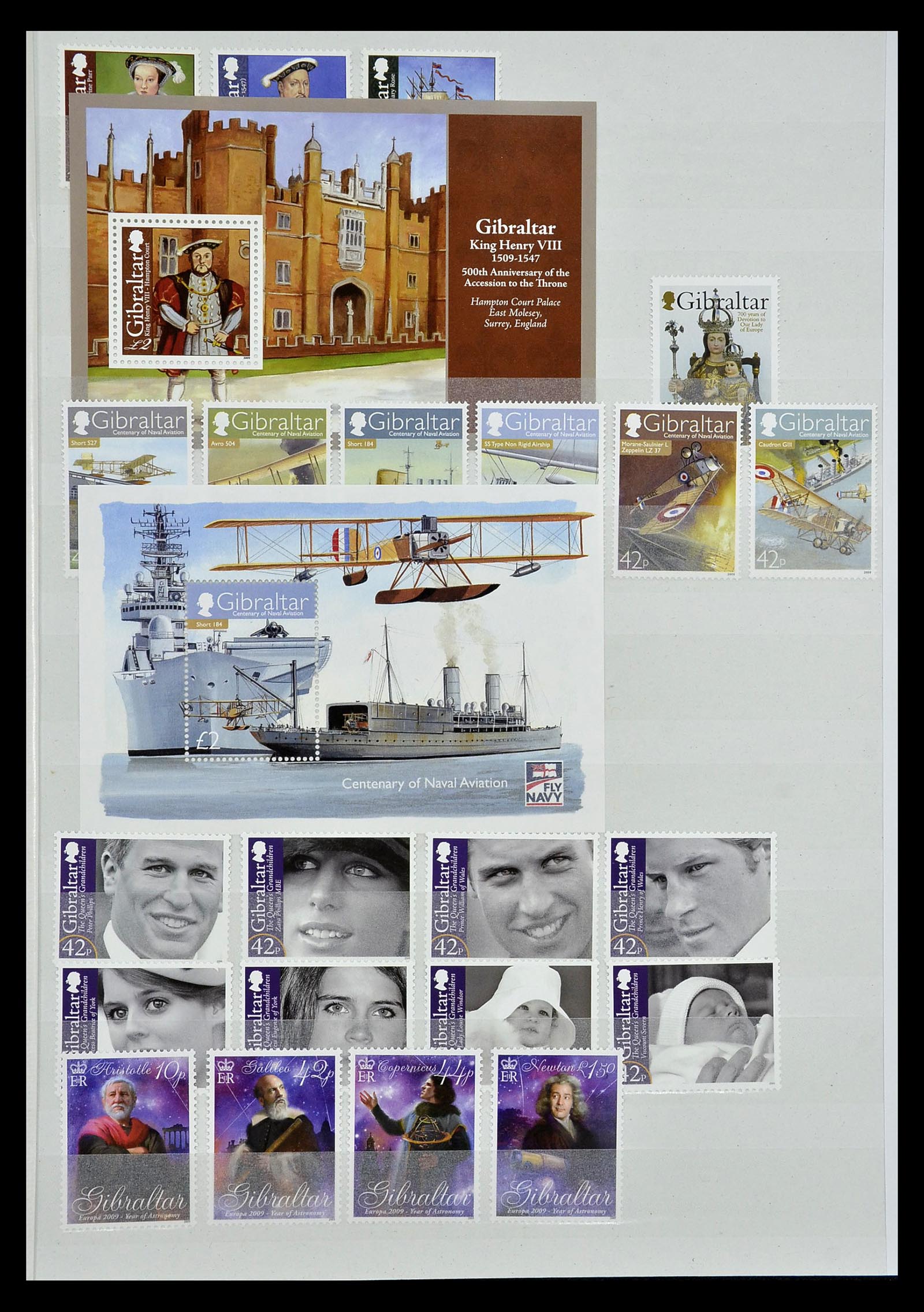 34947 128 - Postzegelverzameling 34947 Gibraltar 1912-2013.