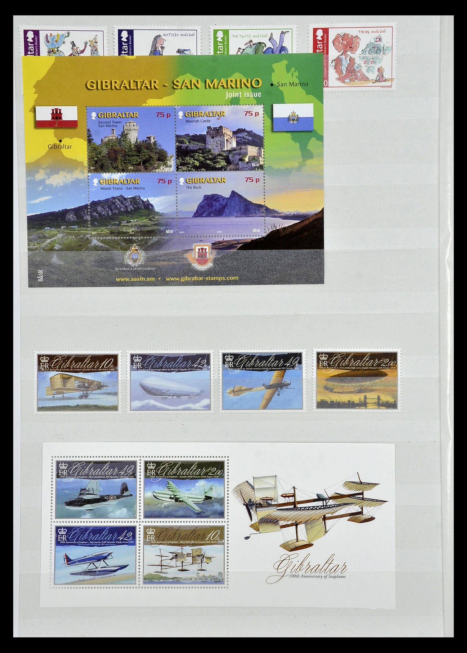 34947 131 - Postzegelverzameling 34947 Gibraltar 1912-2013.
