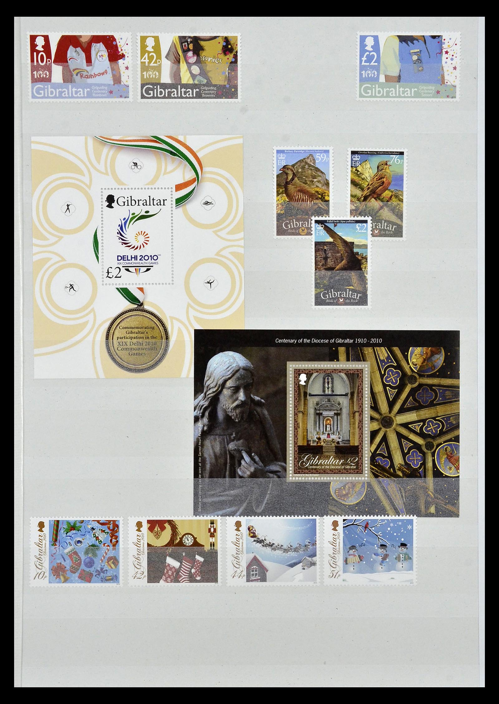 34947 132 - Postzegelverzameling 34947 Gibraltar 1912-2013.