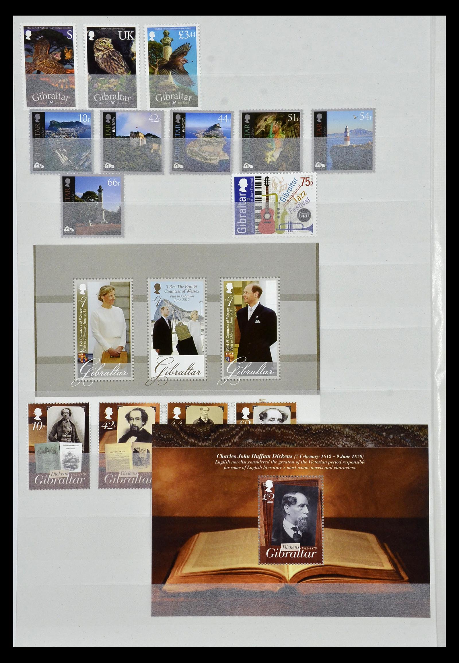 34947 137 - Postzegelverzameling 34947 Gibraltar 1912-2013.