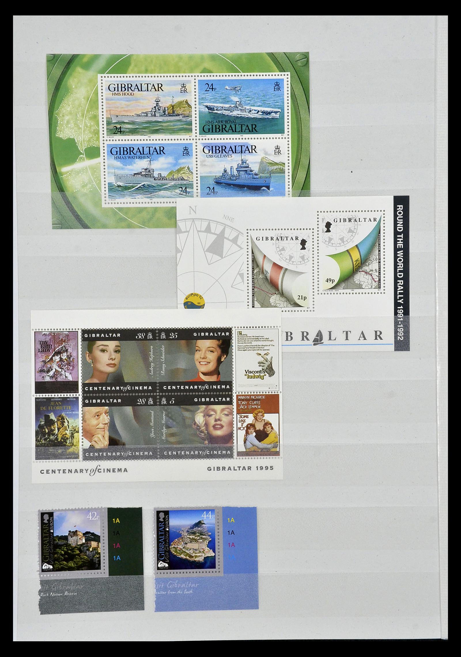 34947 143 - Postzegelverzameling 34947 Gibraltar 1912-2013.