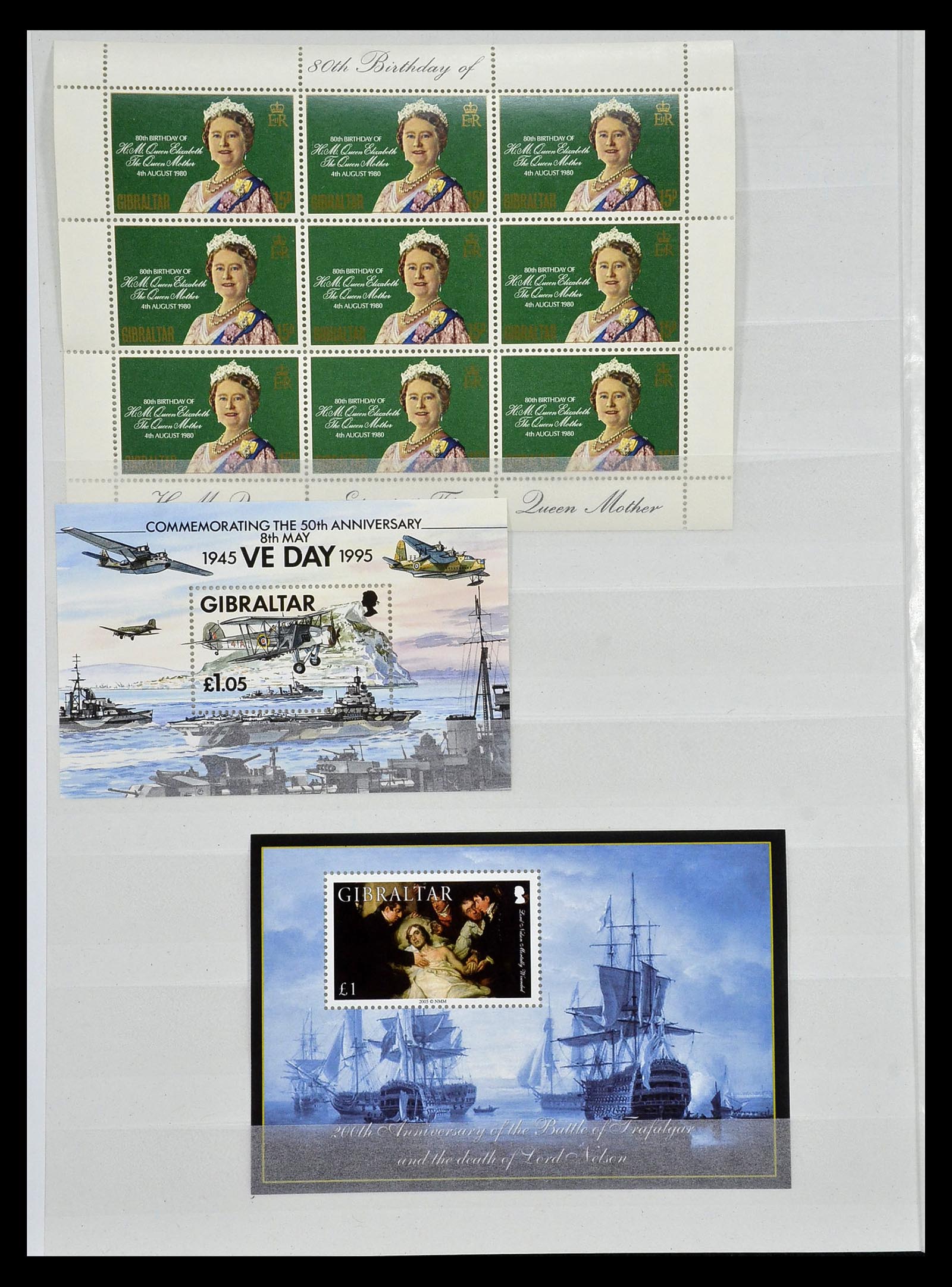34947 145 - Postzegelverzameling 34947 Gibraltar 1912-2013.