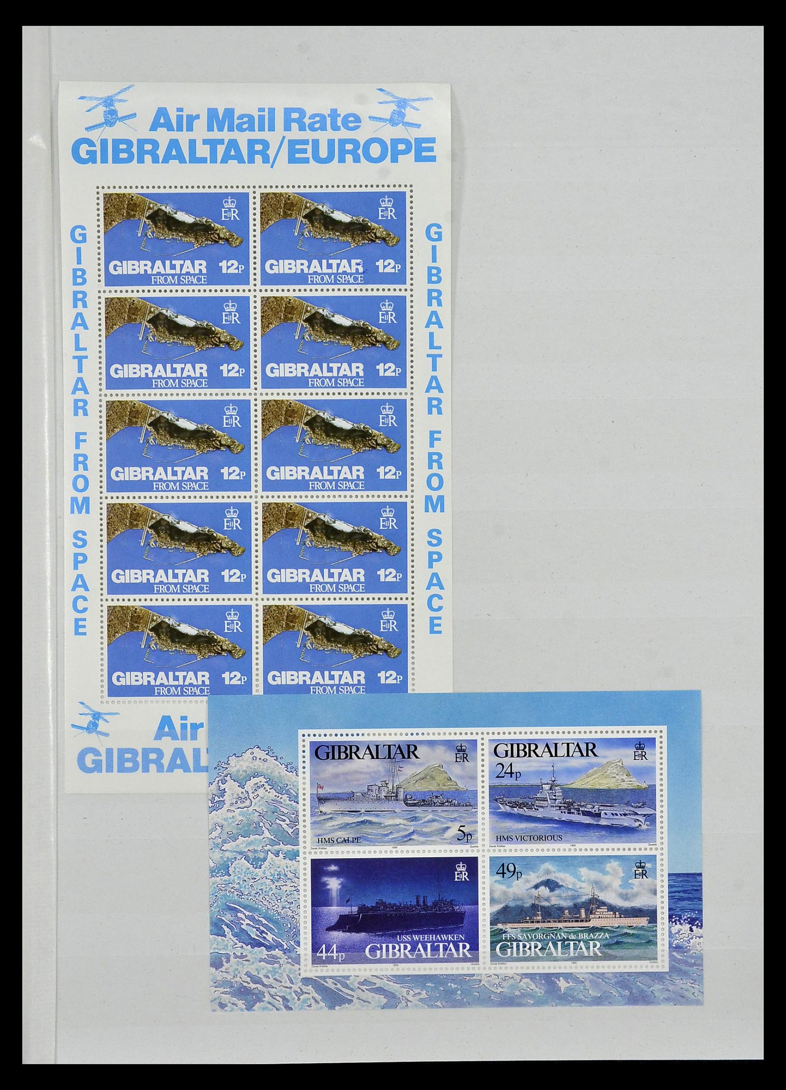 34947 146 - Postzegelverzameling 34947 Gibraltar 1912-2013.