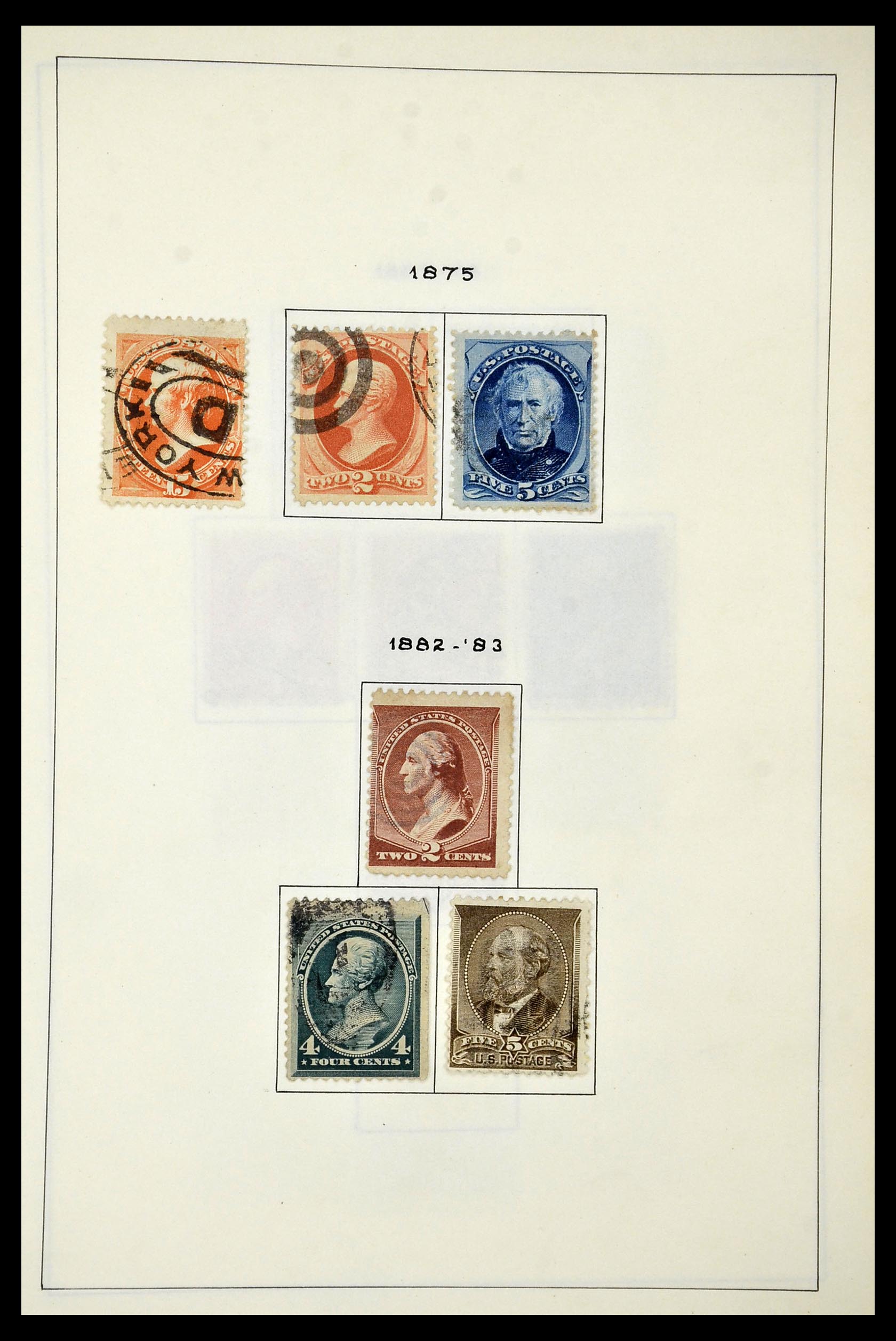 34949 005 - Postzegelverzameling 34949 USA 1851-1947.