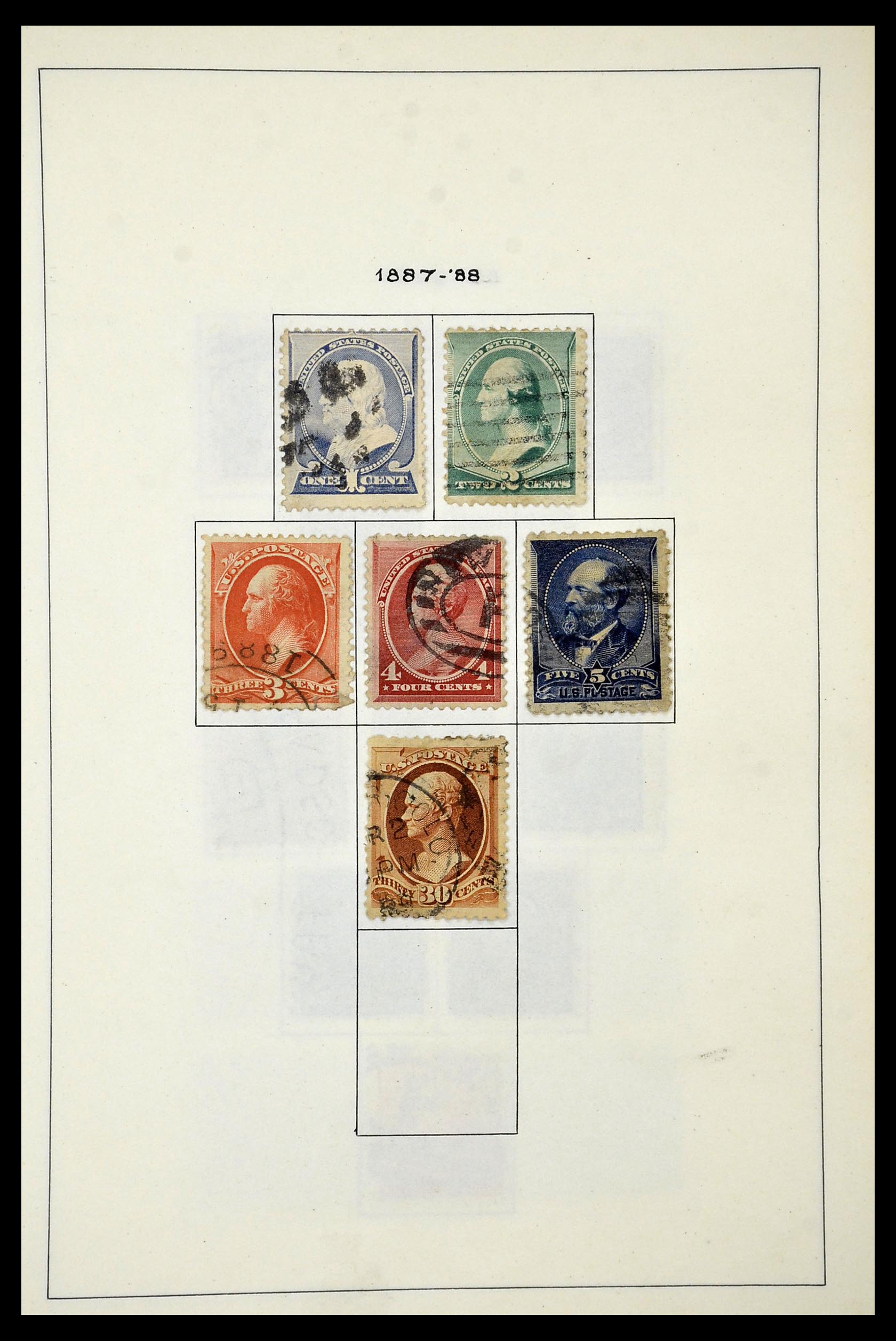 34949 006 - Postzegelverzameling 34949 USA 1851-1947.
