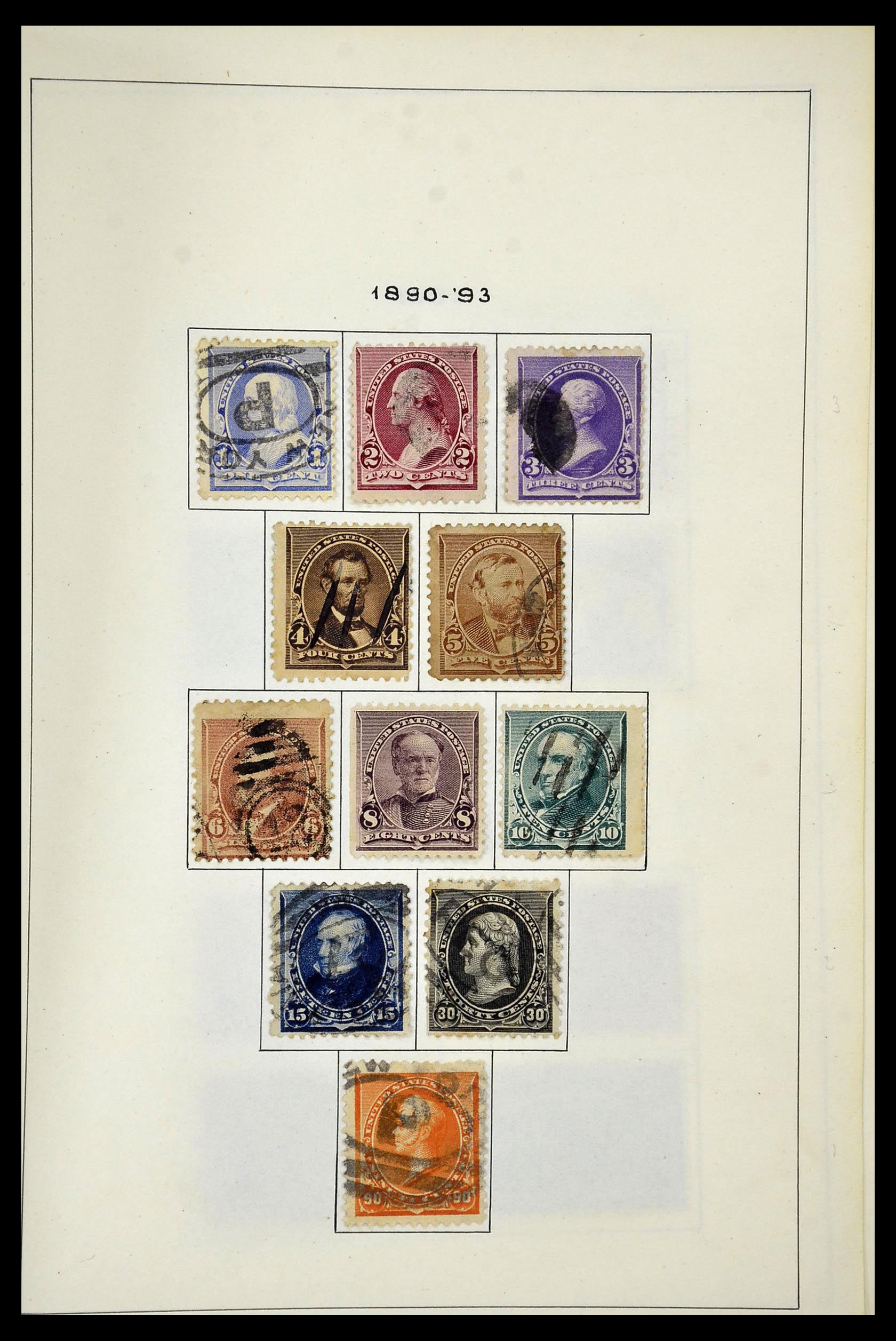 34949 007 - Postzegelverzameling 34949 USA 1851-1947.