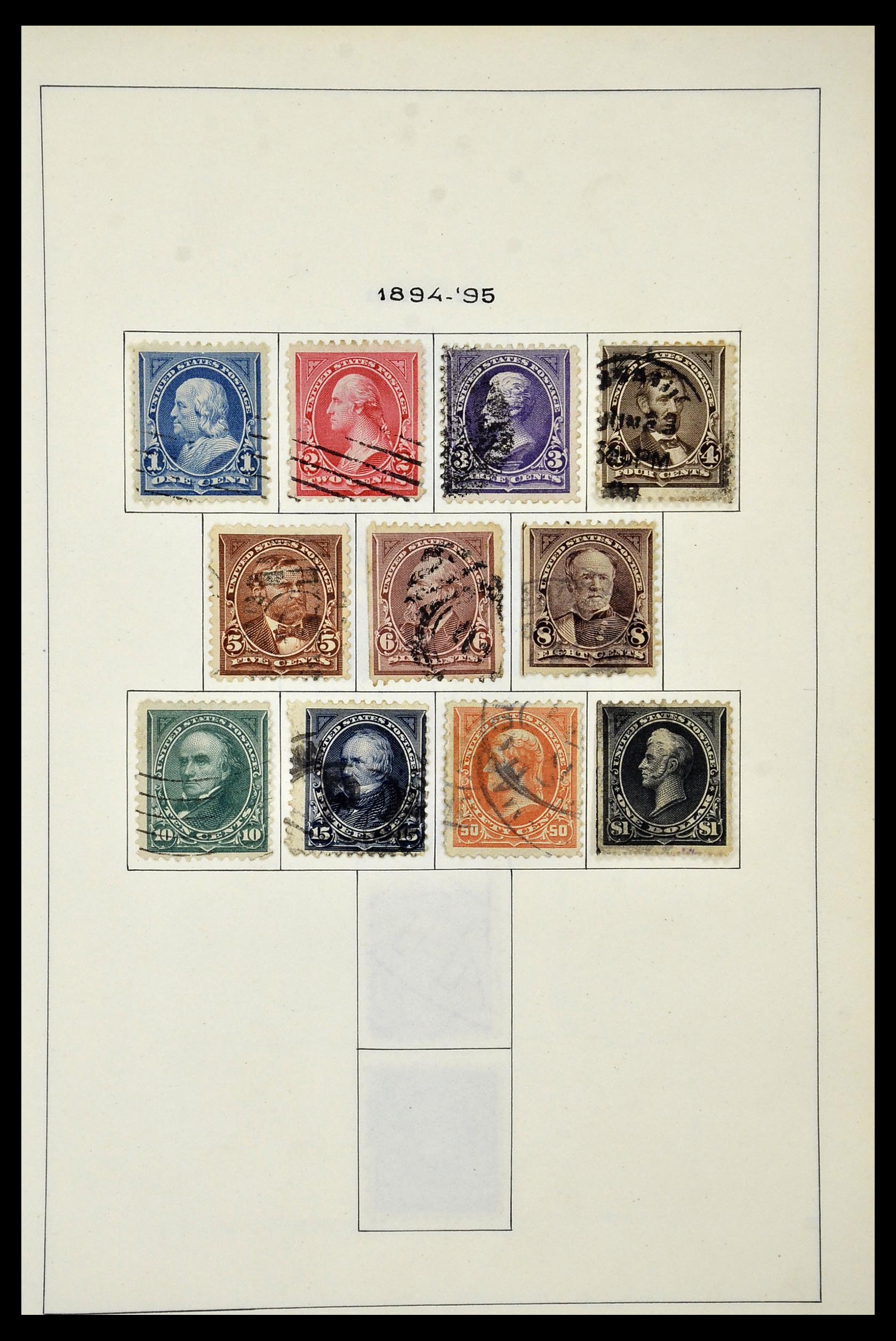 34949 010 - Postzegelverzameling 34949 USA 1851-1947.