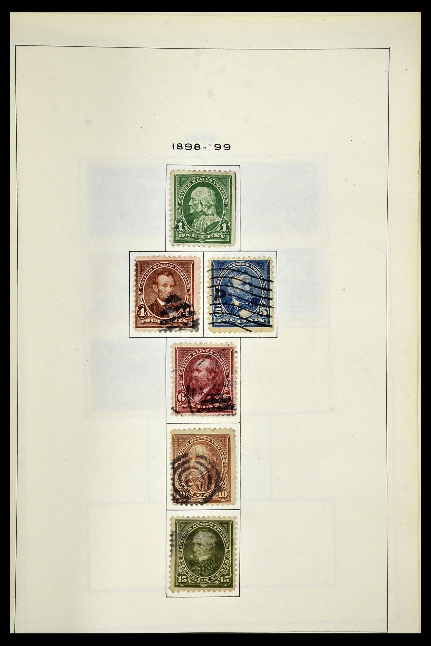 34949 011 - Postzegelverzameling 34949 USA 1851-1947.