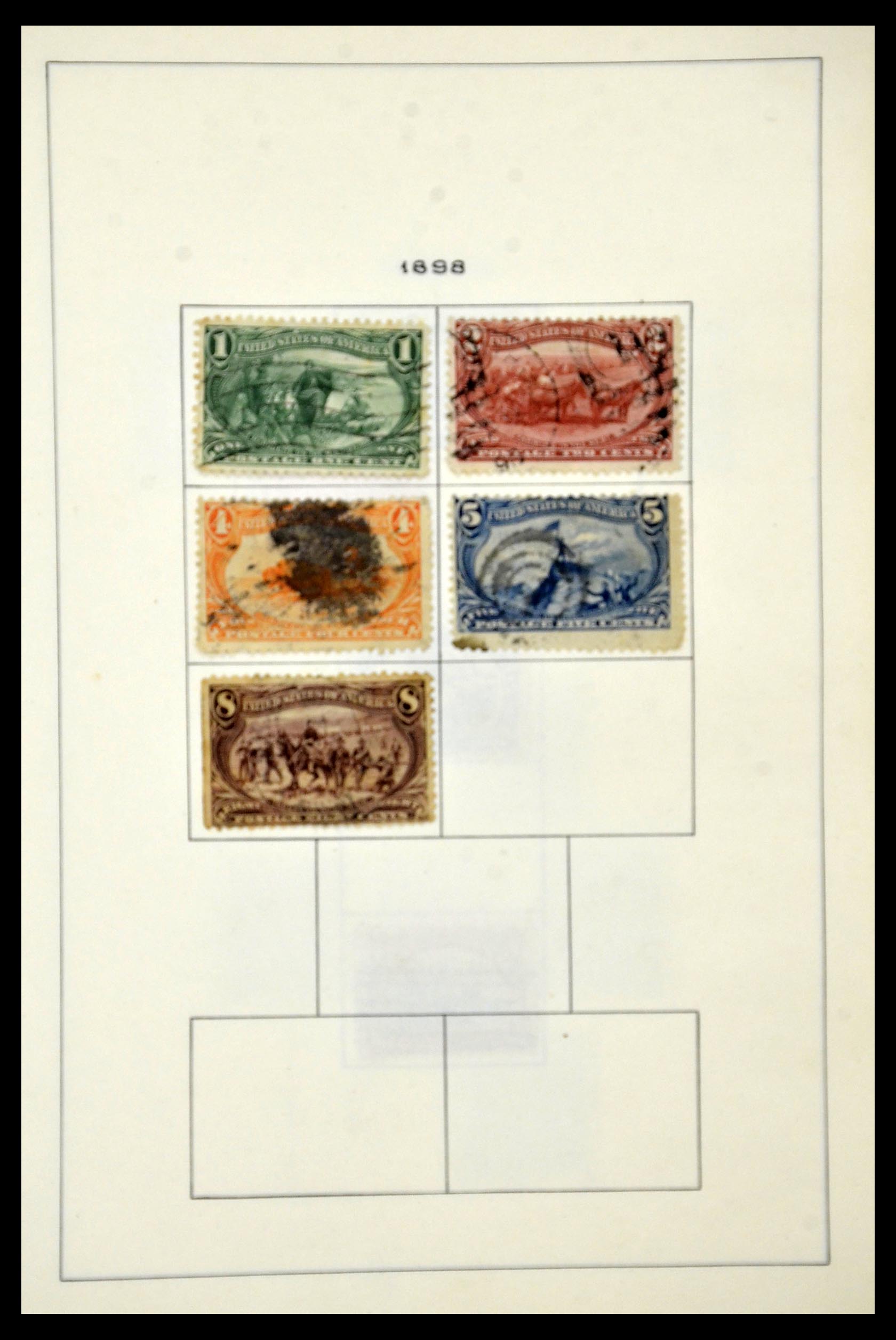 34949 012 - Postzegelverzameling 34949 USA 1851-1947.