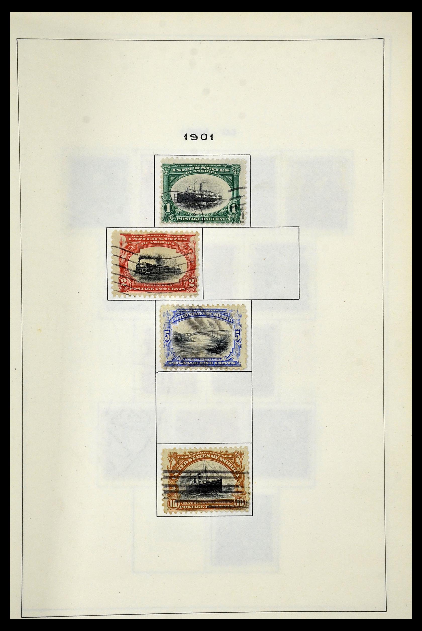 34949 013 - Postzegelverzameling 34949 USA 1851-1947.