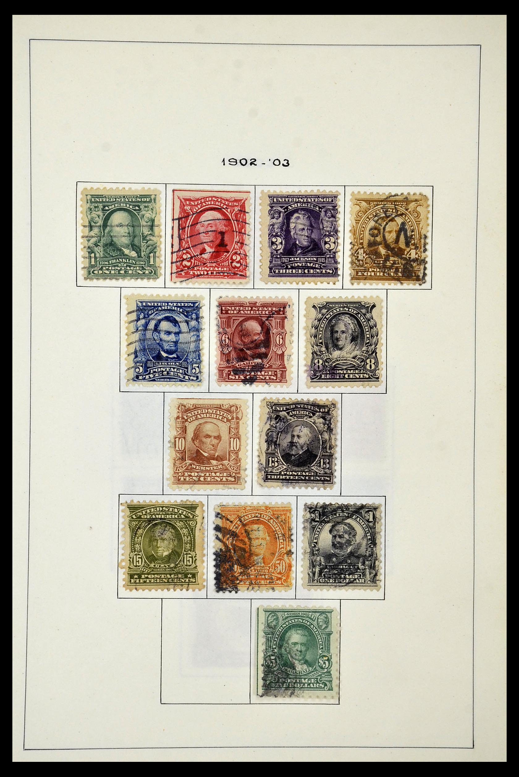 34949 014 - Stamp Collection 34949 USA 1851-1947.