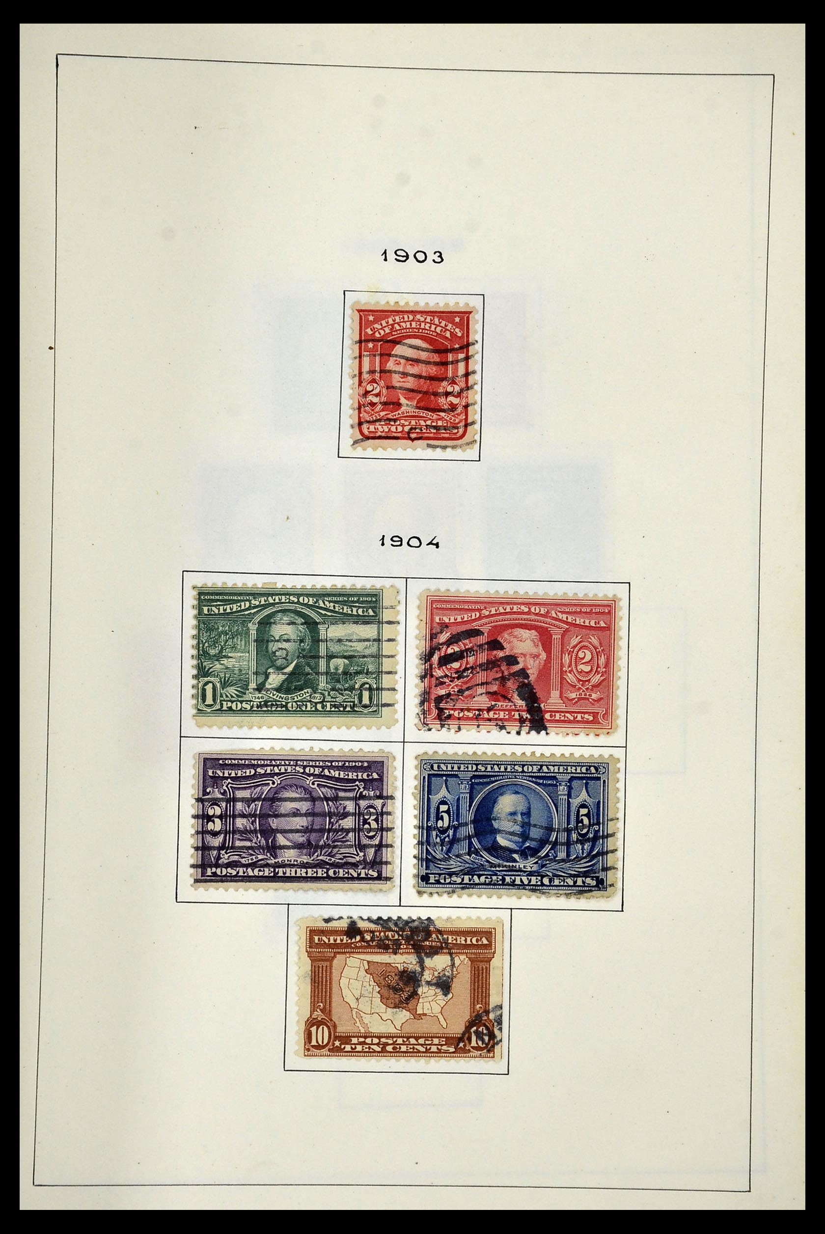 34949 015 - Stamp Collection 34949 USA 1851-1947.