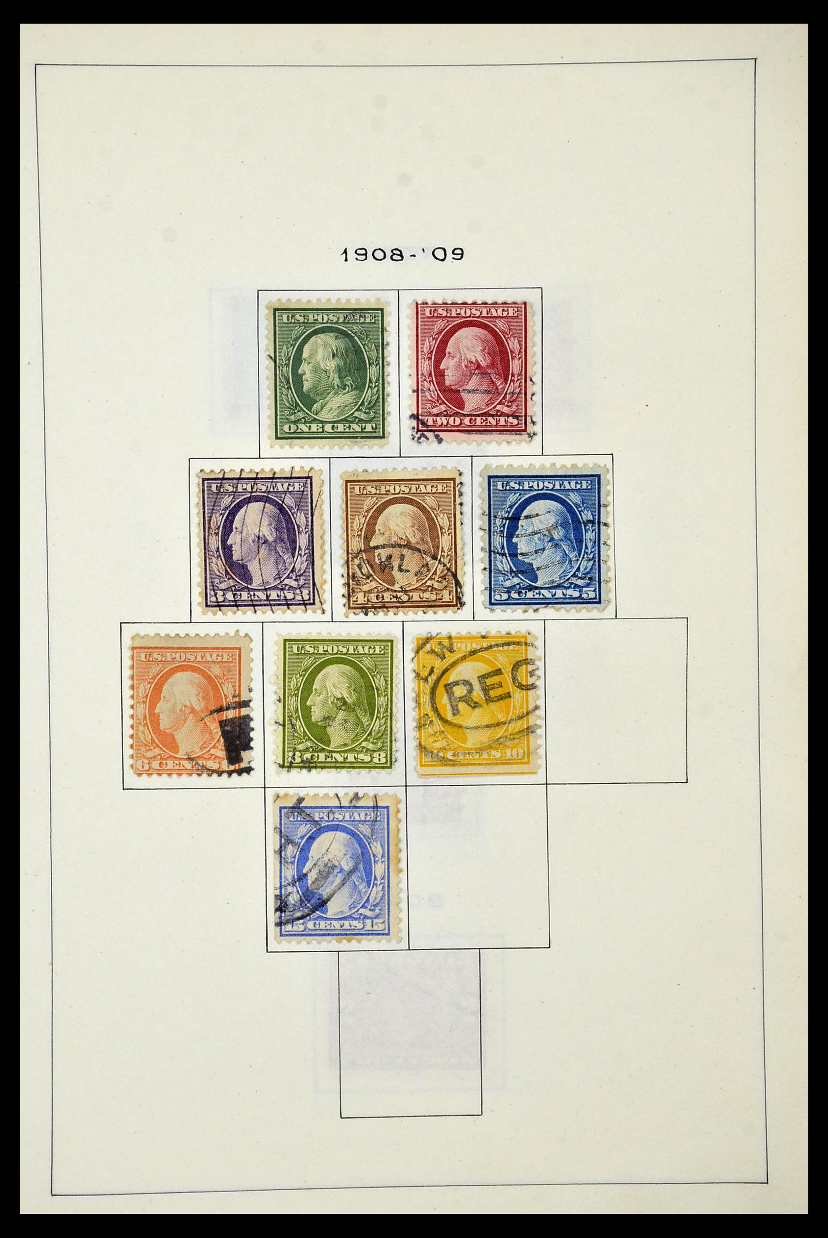 34949 016 - Stamp Collection 34949 USA 1851-1947.