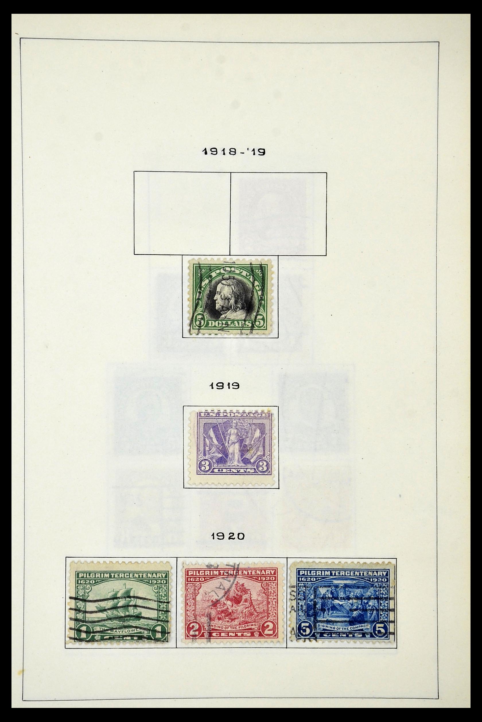 34949 020 - Postzegelverzameling 34949 USA 1851-1947.
