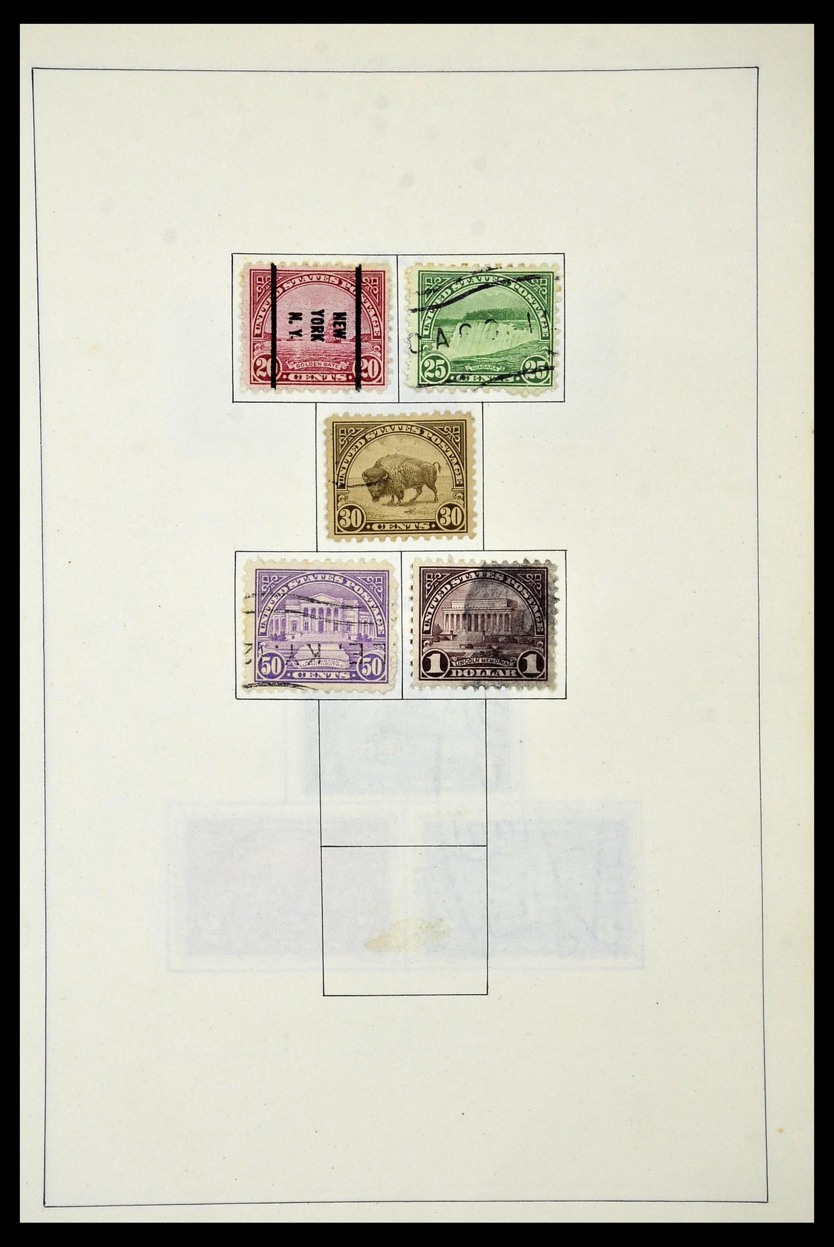 34949 022 - Postzegelverzameling 34949 USA 1851-1947.