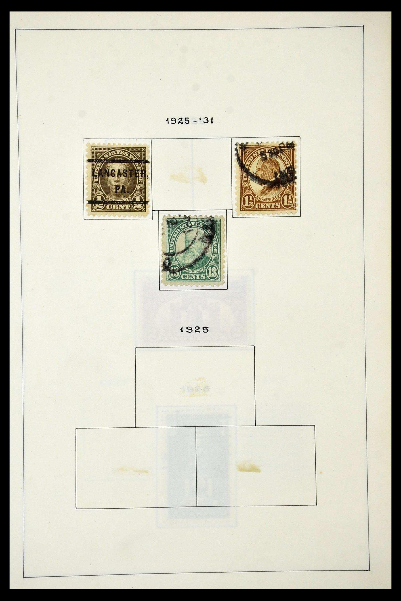 34949 024 - Stamp Collection 34949 USA 1851-1947.