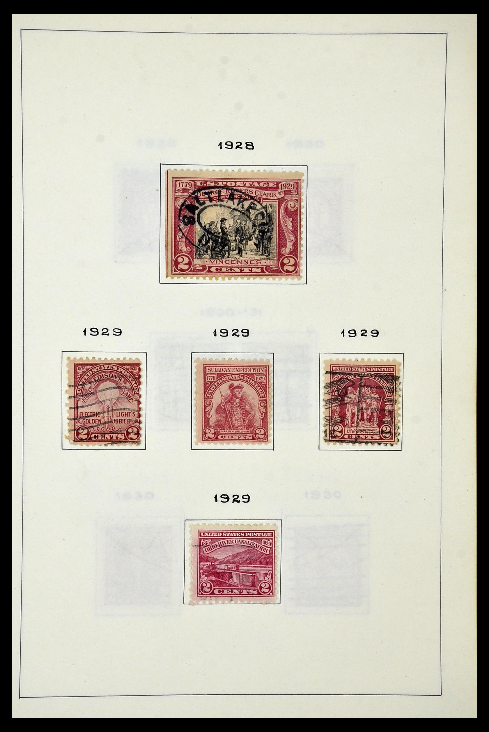 34949 028 - Postzegelverzameling 34949 USA 1851-1947.