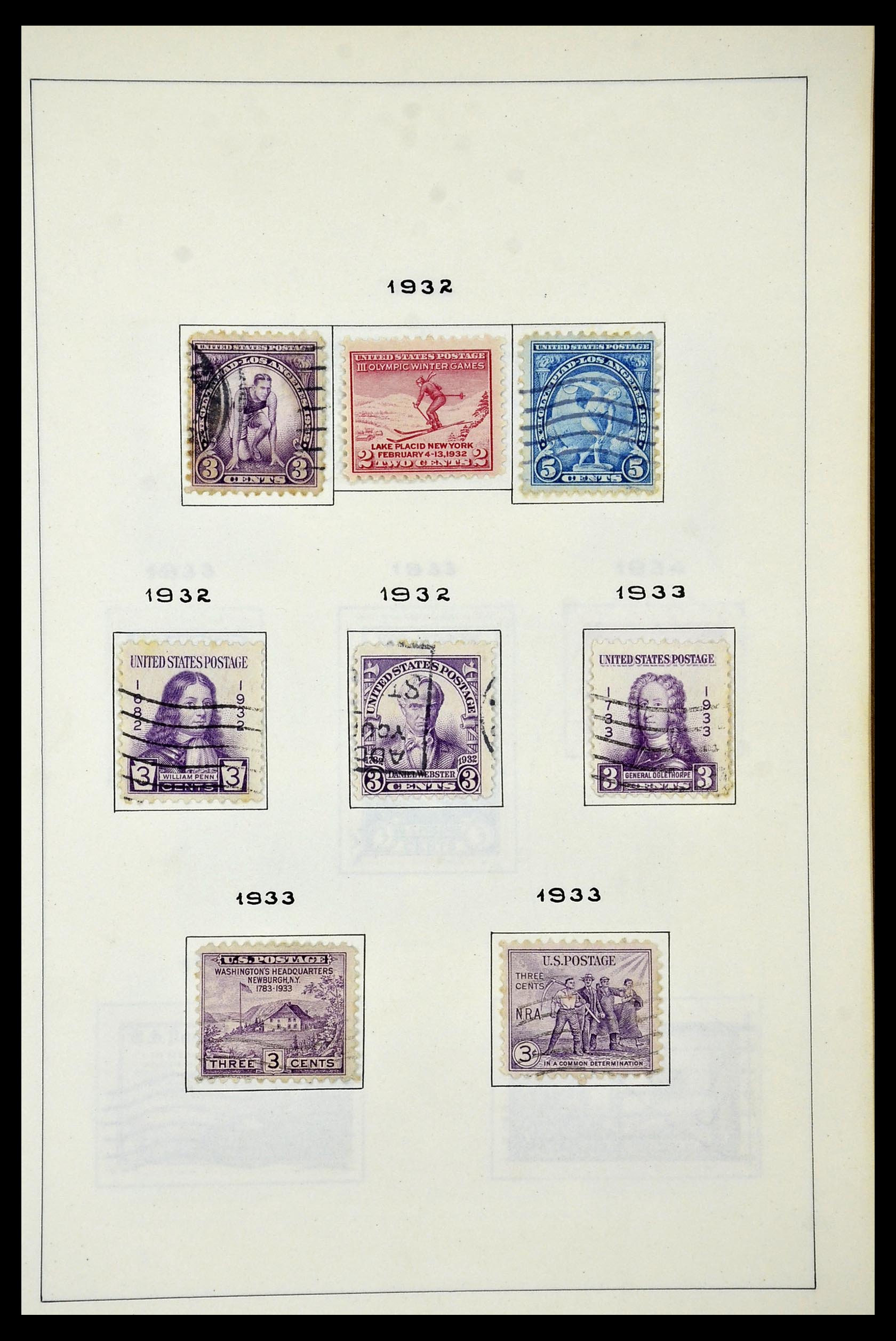 34949 032 - Postzegelverzameling 34949 USA 1851-1947.