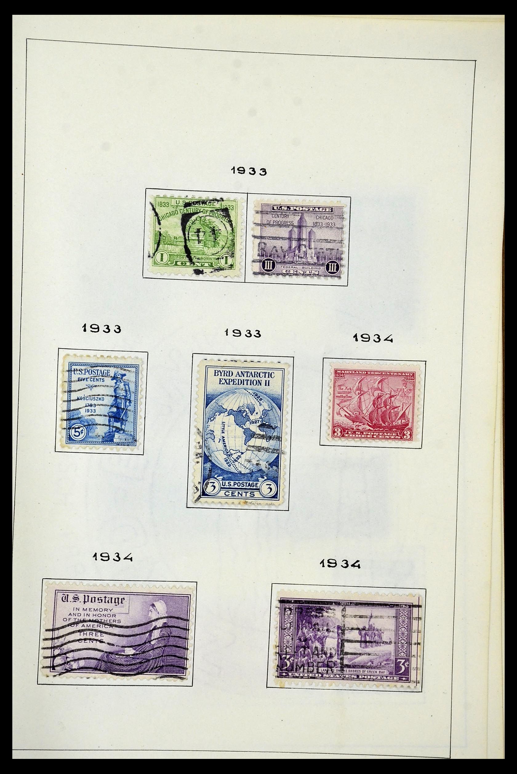 34949 033 - Postzegelverzameling 34949 USA 1851-1947.