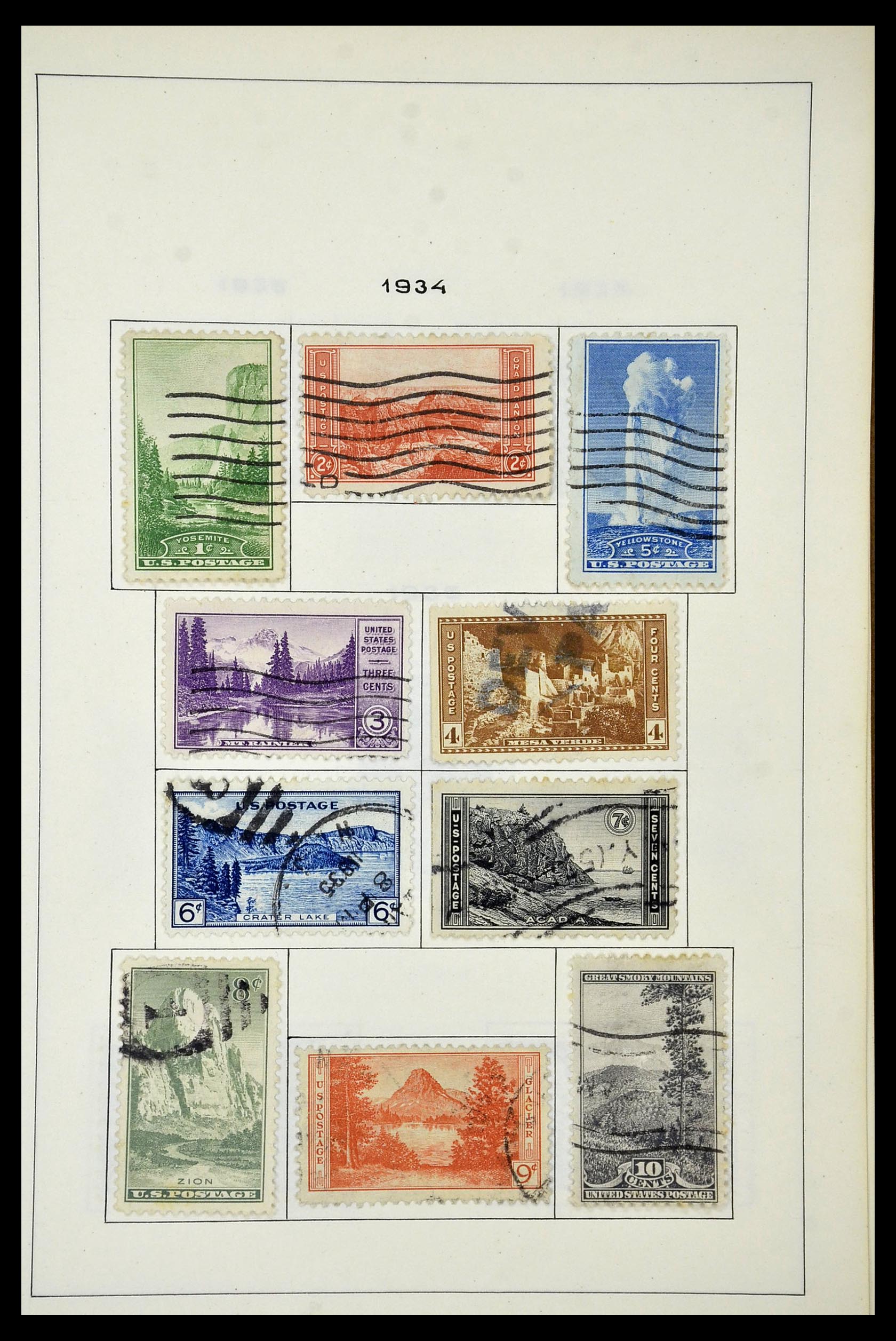 34949 034 - Stamp Collection 34949 USA 1851-1947.