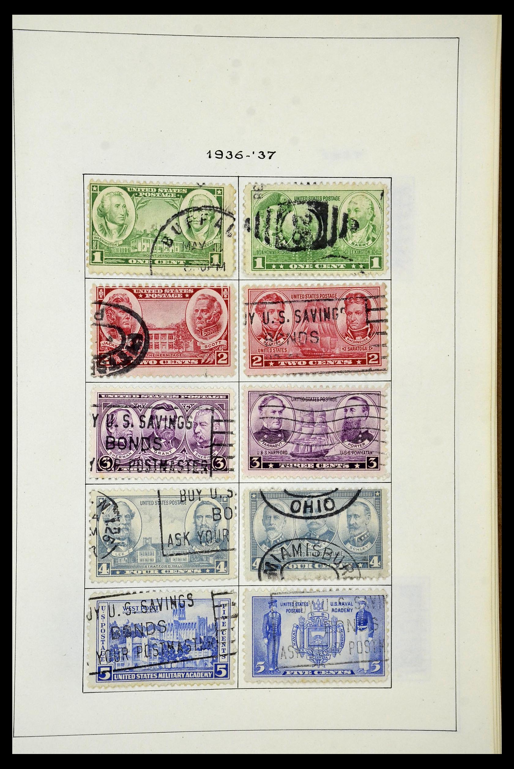 34949 037 - Postzegelverzameling 34949 USA 1851-1947.