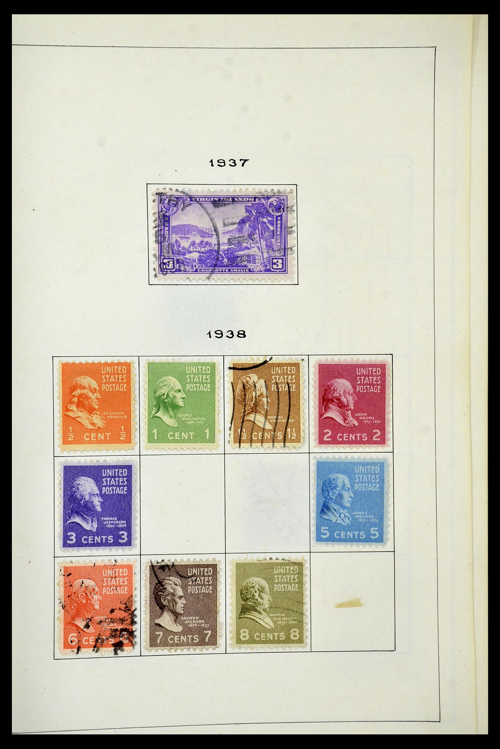 34949 039 - Postzegelverzameling 34949 USA 1851-1947.