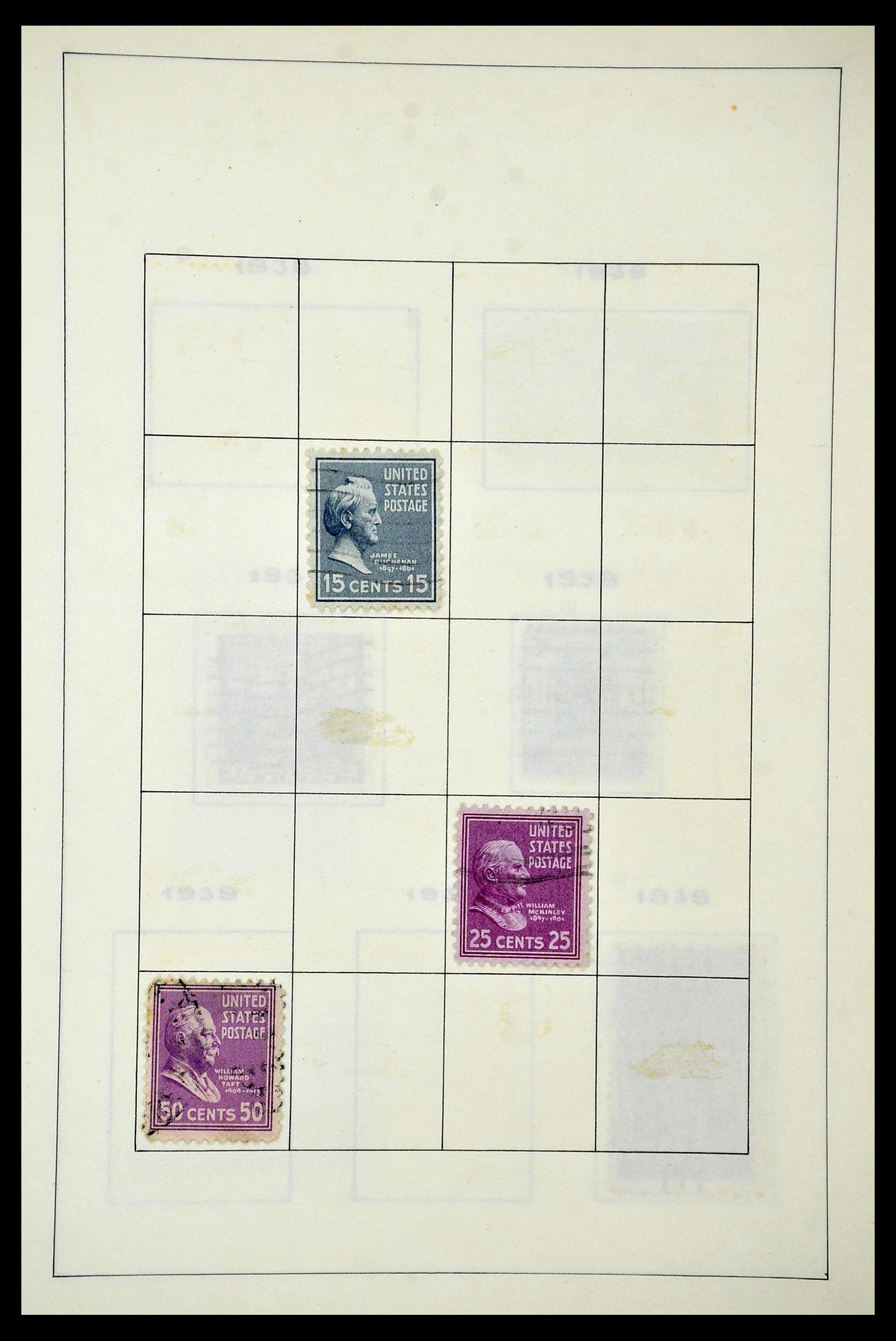 34949 040 - Stamp Collection 34949 USA 1851-1947.
