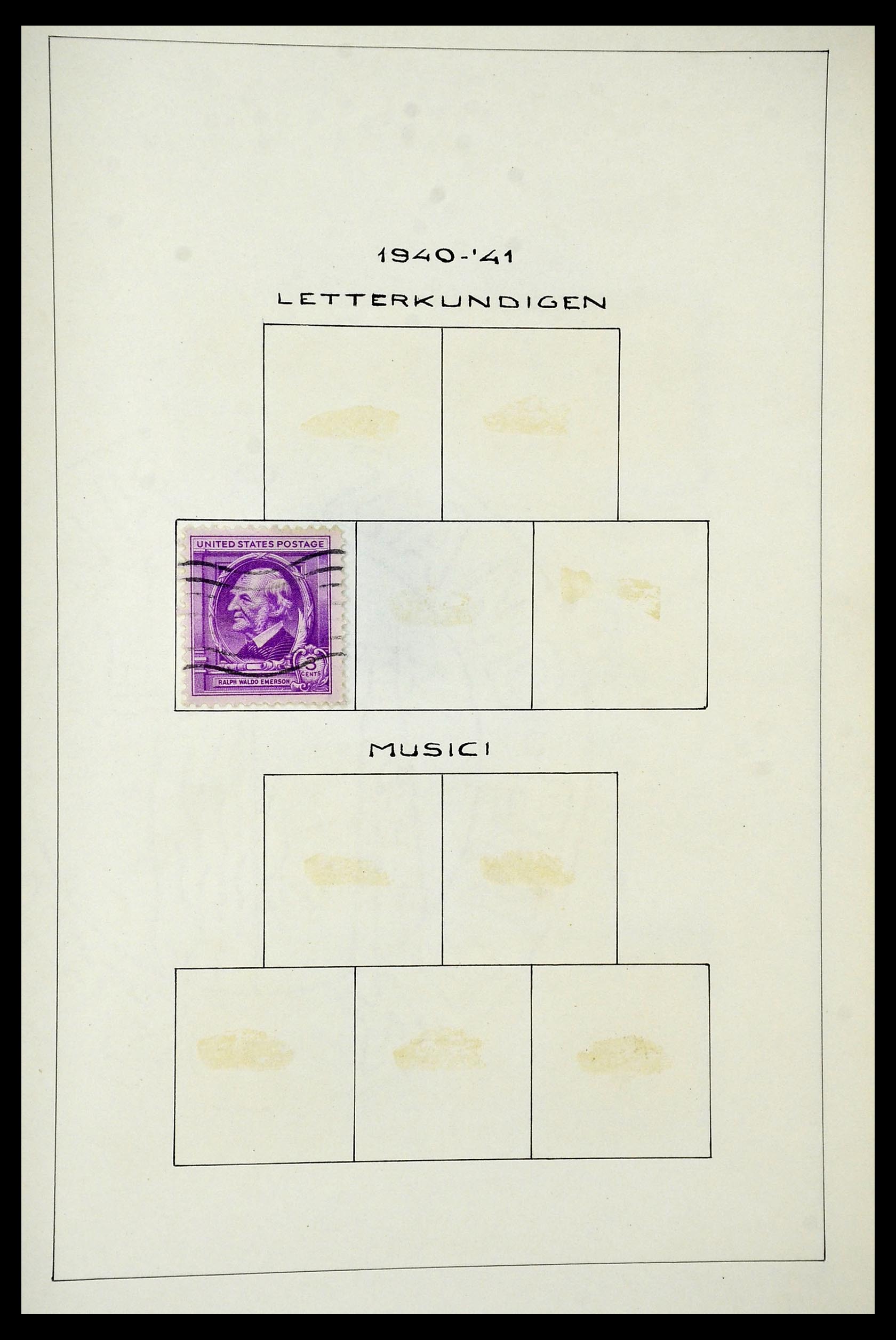 34949 043 - Stamp Collection 34949 USA 1851-1947.