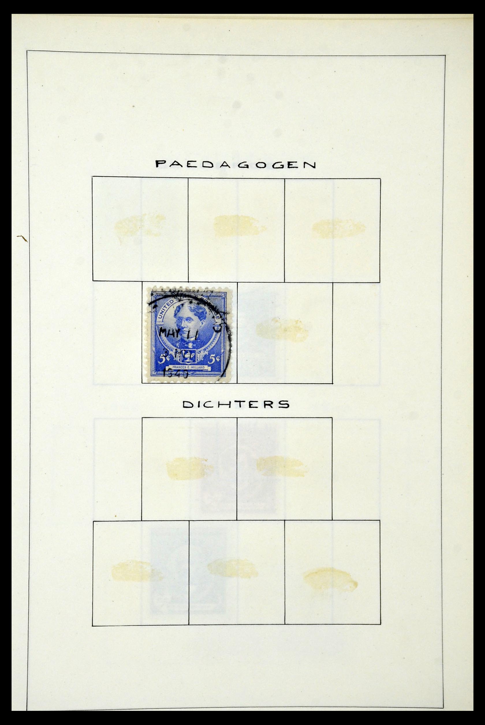 34949 044 - Postzegelverzameling 34949 USA 1851-1947.