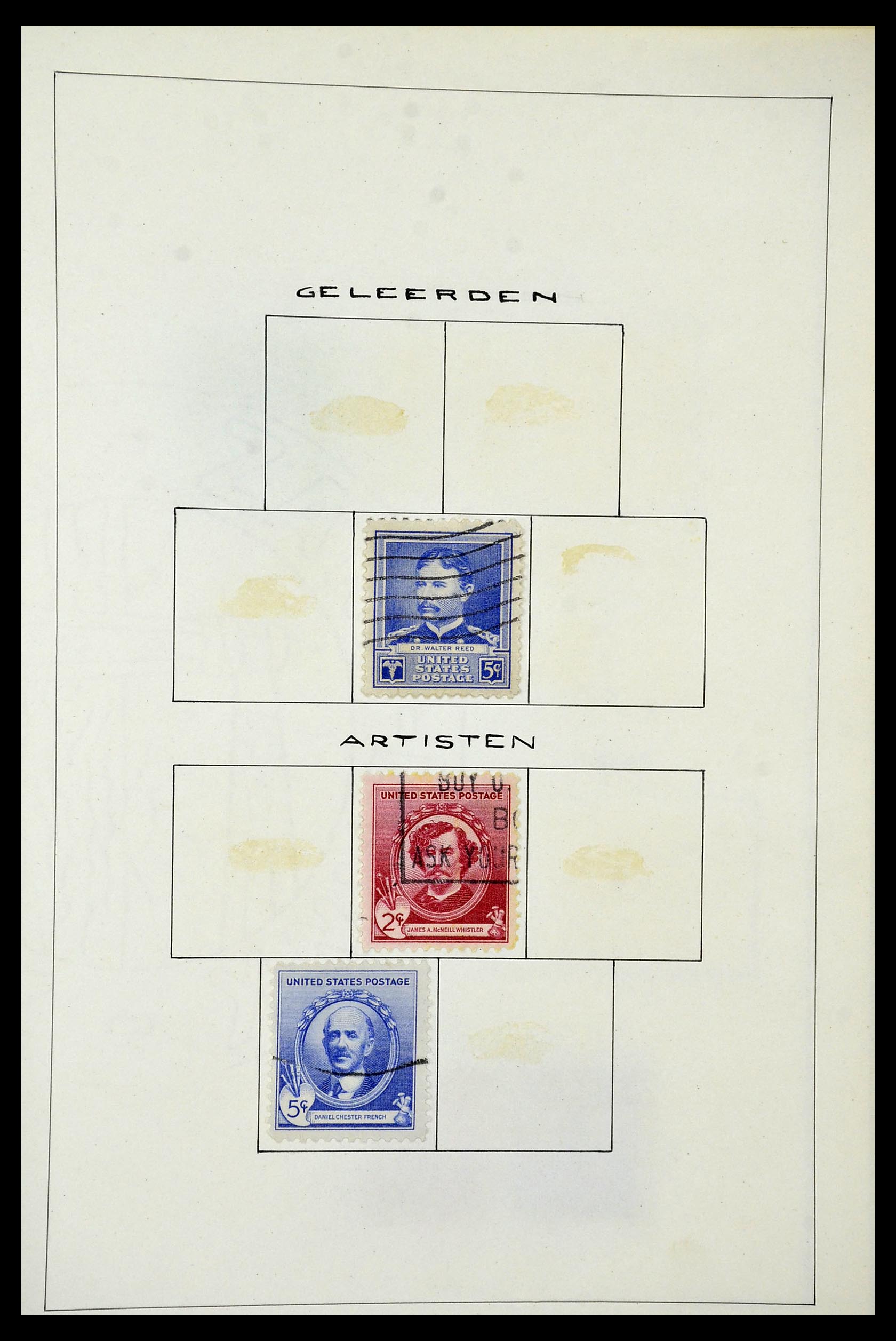 34949 045 - Postzegelverzameling 34949 USA 1851-1947.