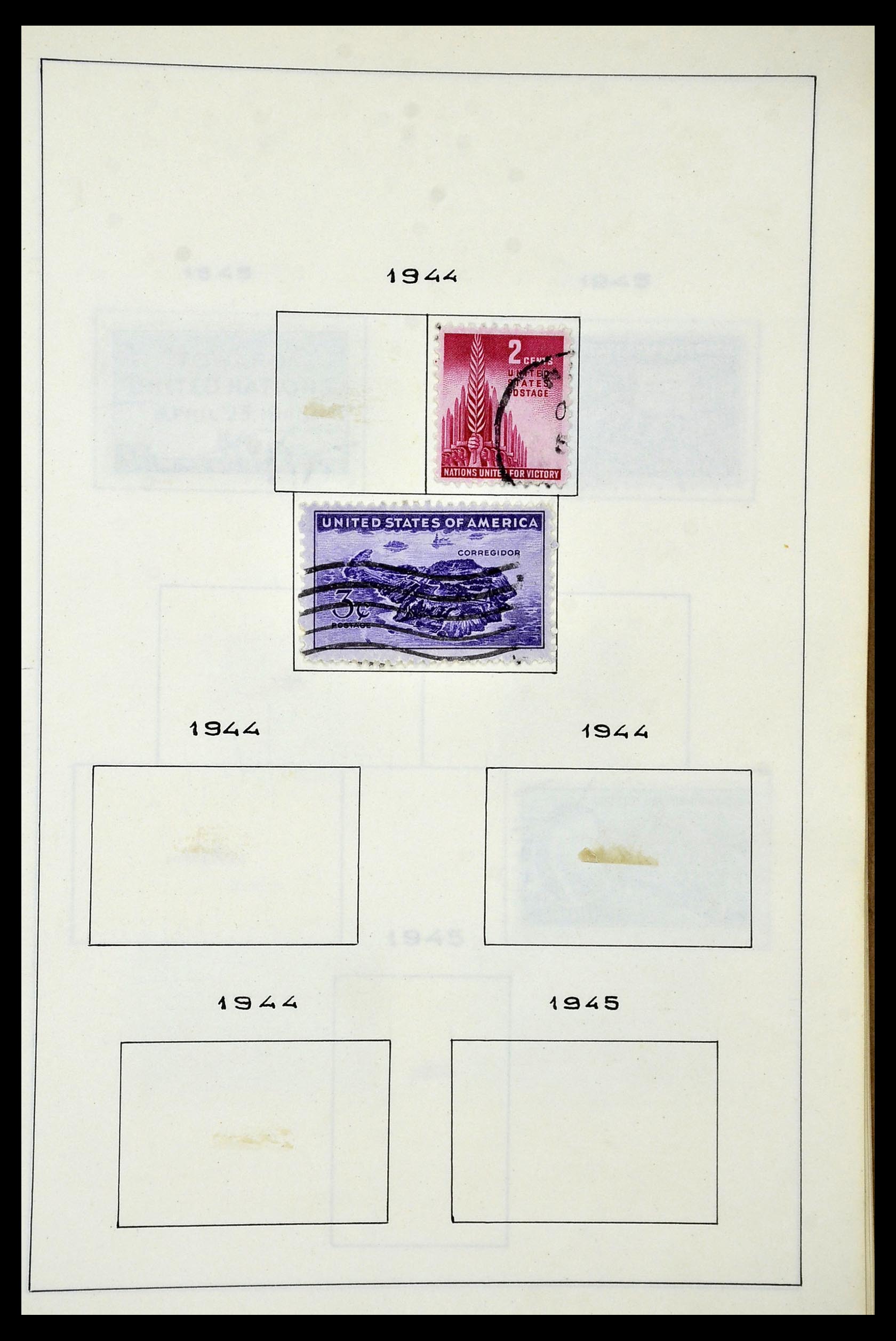 34949 050 - Postzegelverzameling 34949 USA 1851-1947.