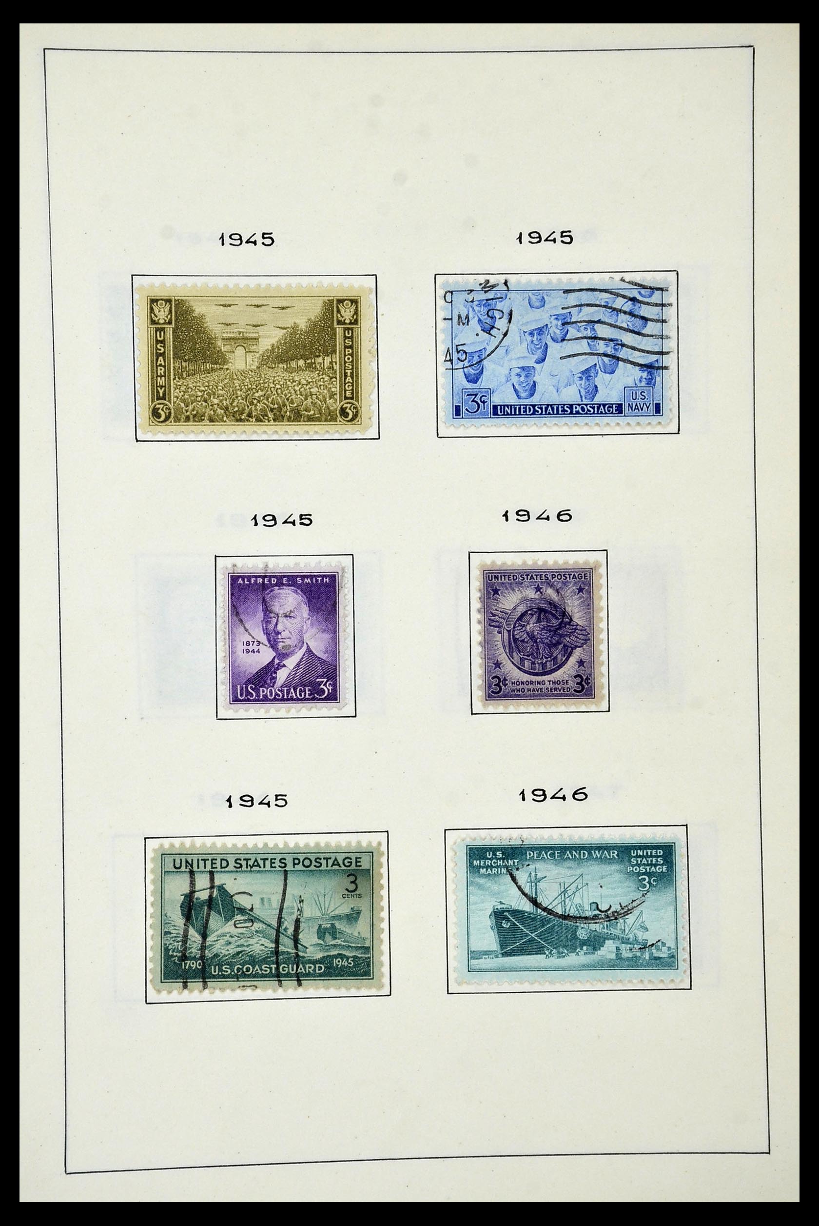 34949 052 - Postzegelverzameling 34949 USA 1851-1947.