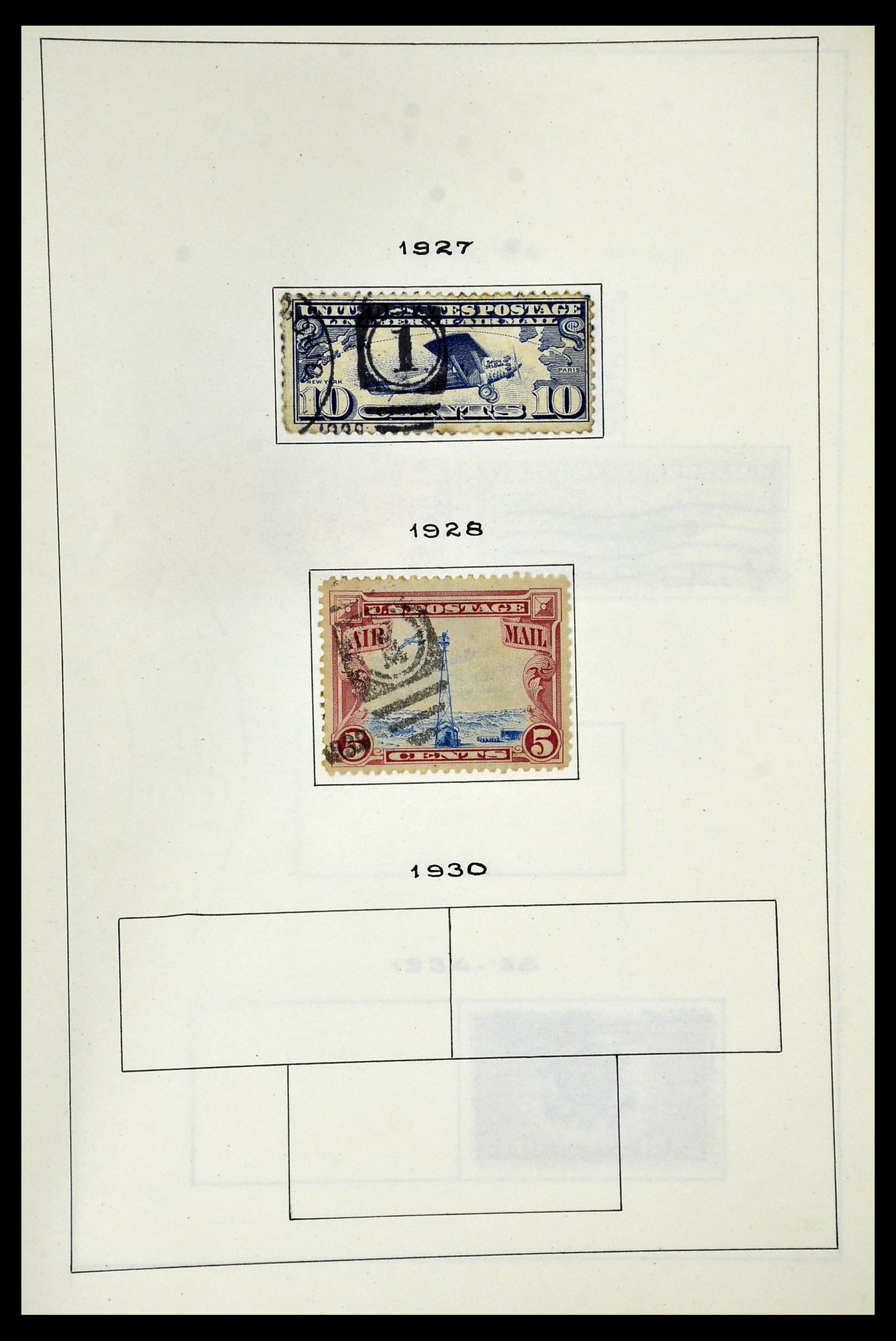 34949 057 - Stamp Collection 34949 USA 1851-1947.