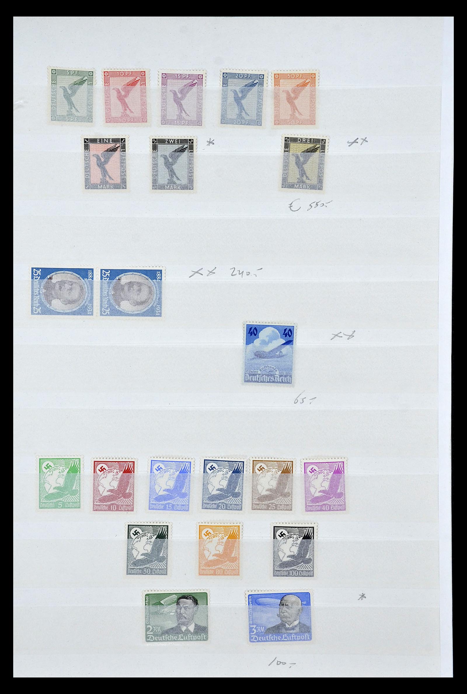 34951 001 - Postzegelverzameling 34951 Duitse Rijk 1926-1940.