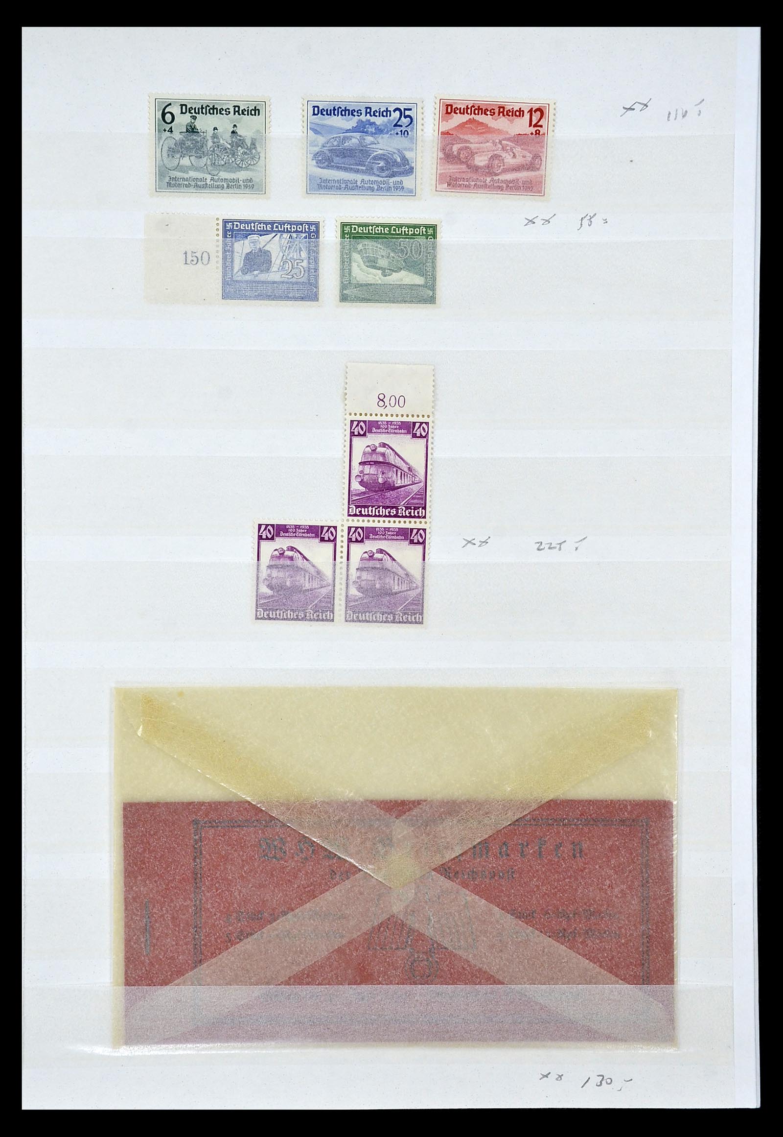 34951 002 - Postzegelverzameling 34951 Duitse Rijk 1926-1940.