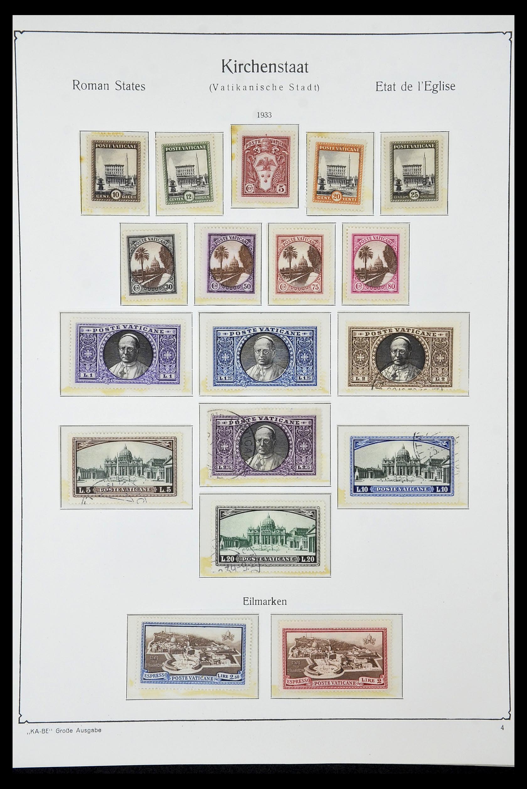 34953 002 - Postzegelverzameling 34953 Vaticaan 1929-1957.