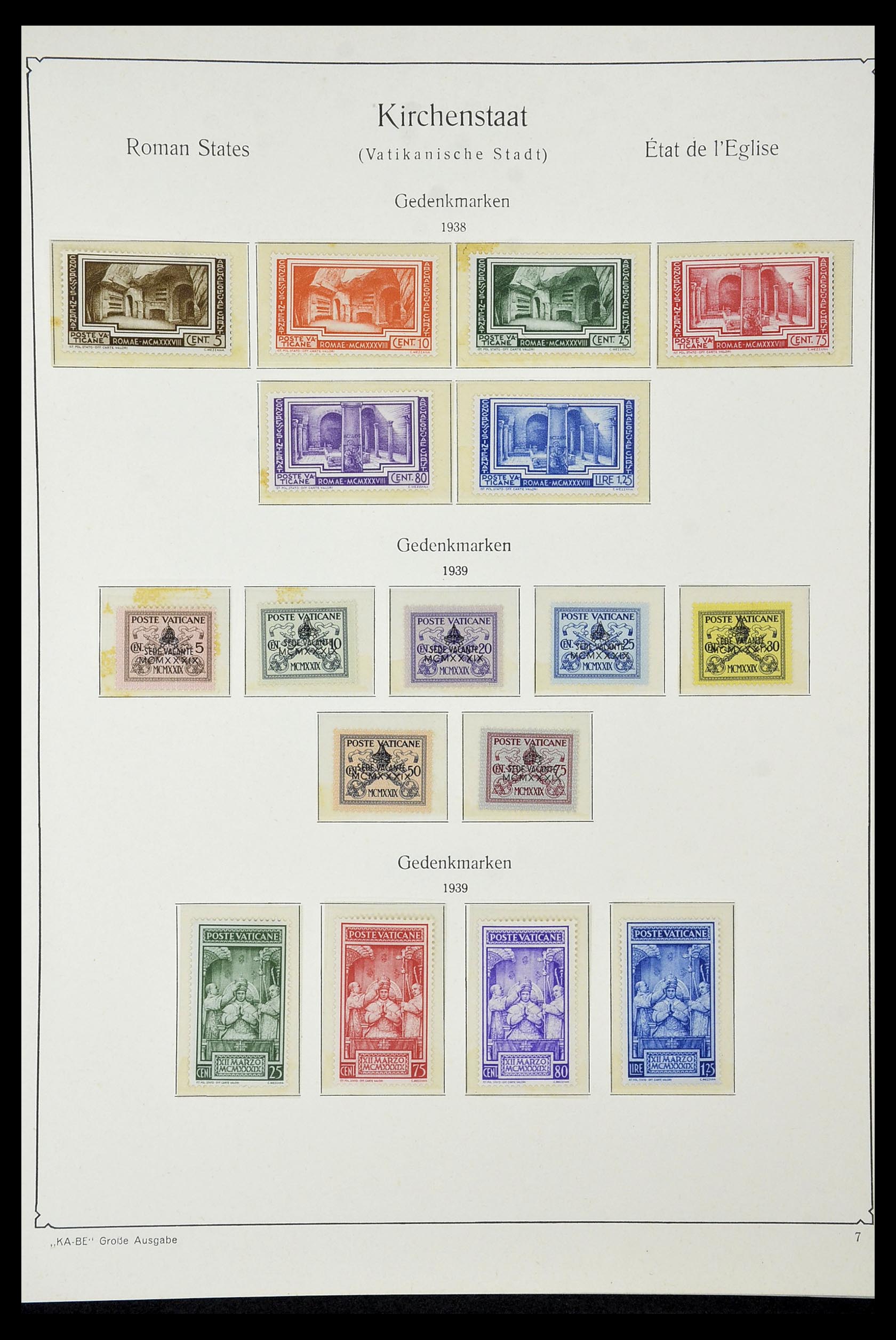 34953 004 - Postzegelverzameling 34953 Vaticaan 1929-1957.