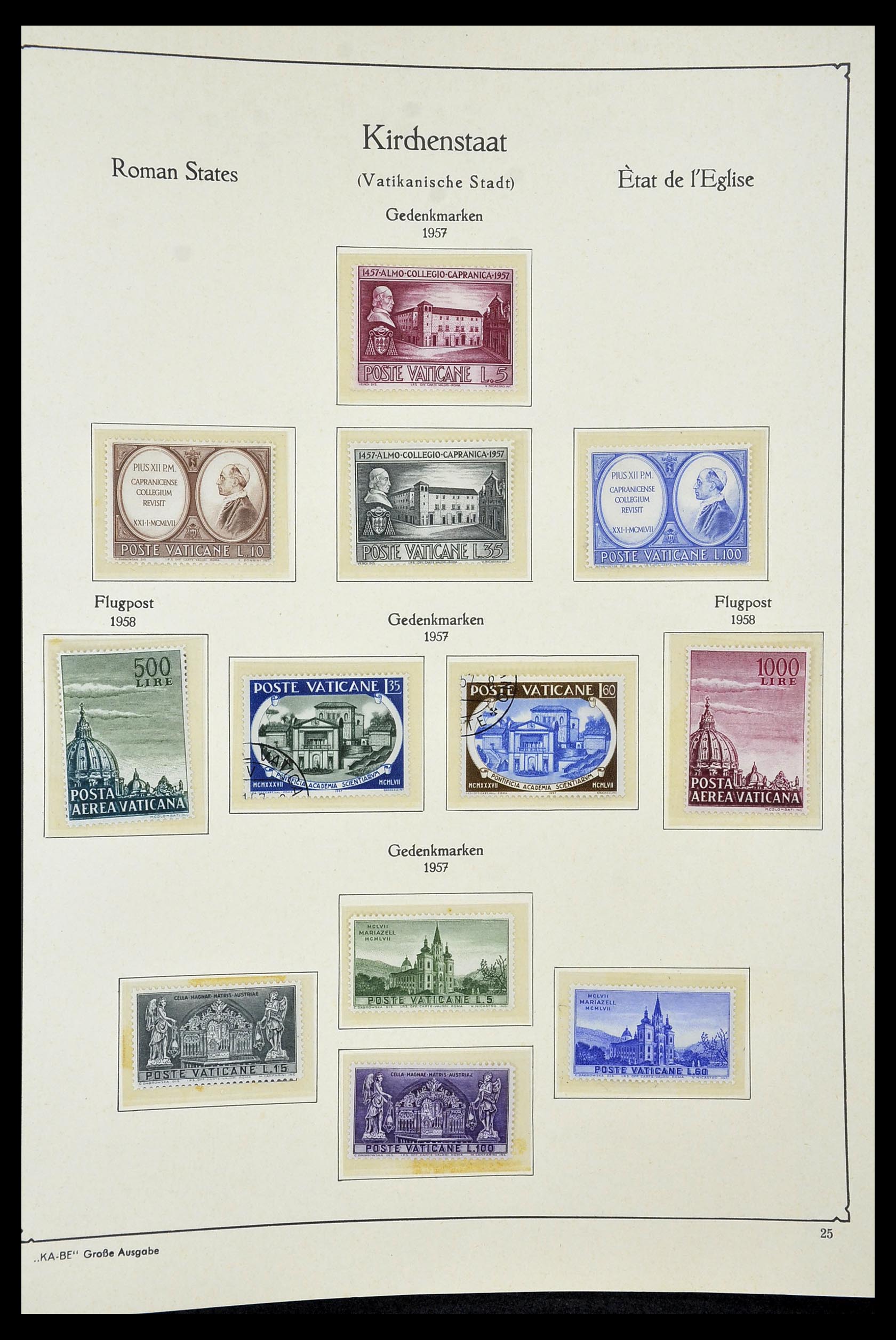 34953 009 - Postzegelverzameling 34953 Vaticaan 1929-1957.