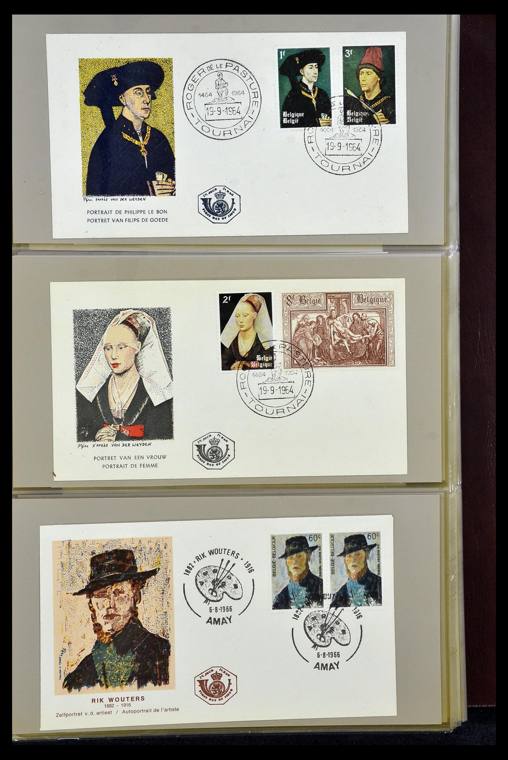 34956 003 - Postzegelverzameling 34956 Wereld brieven/FDC's 1880-1980.