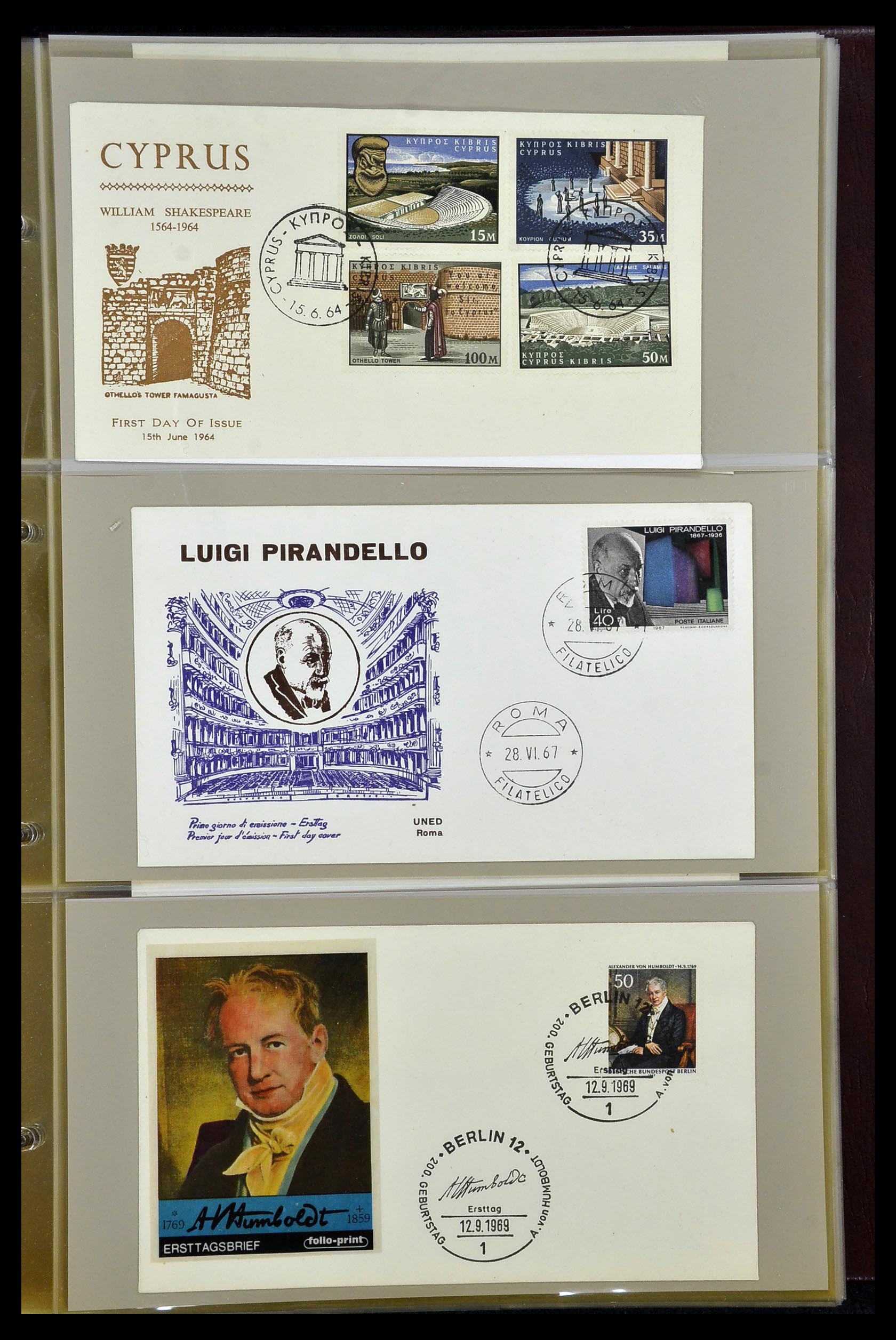 34956 009 - Stamp Collection 34956 World covers/FDC's 1880-1980.