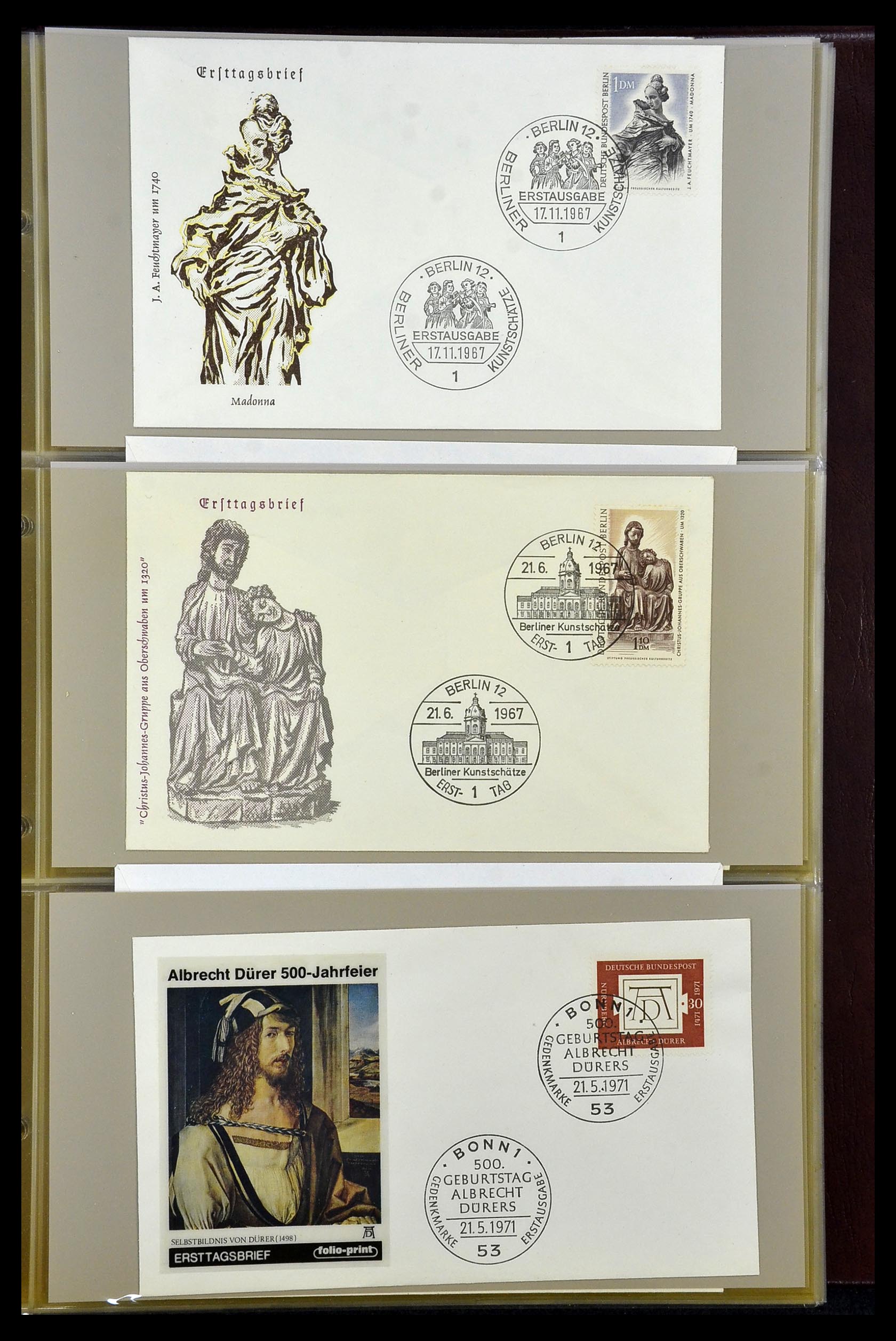 34956 011 - Postzegelverzameling 34956 Wereld brieven/FDC's 1880-1980.