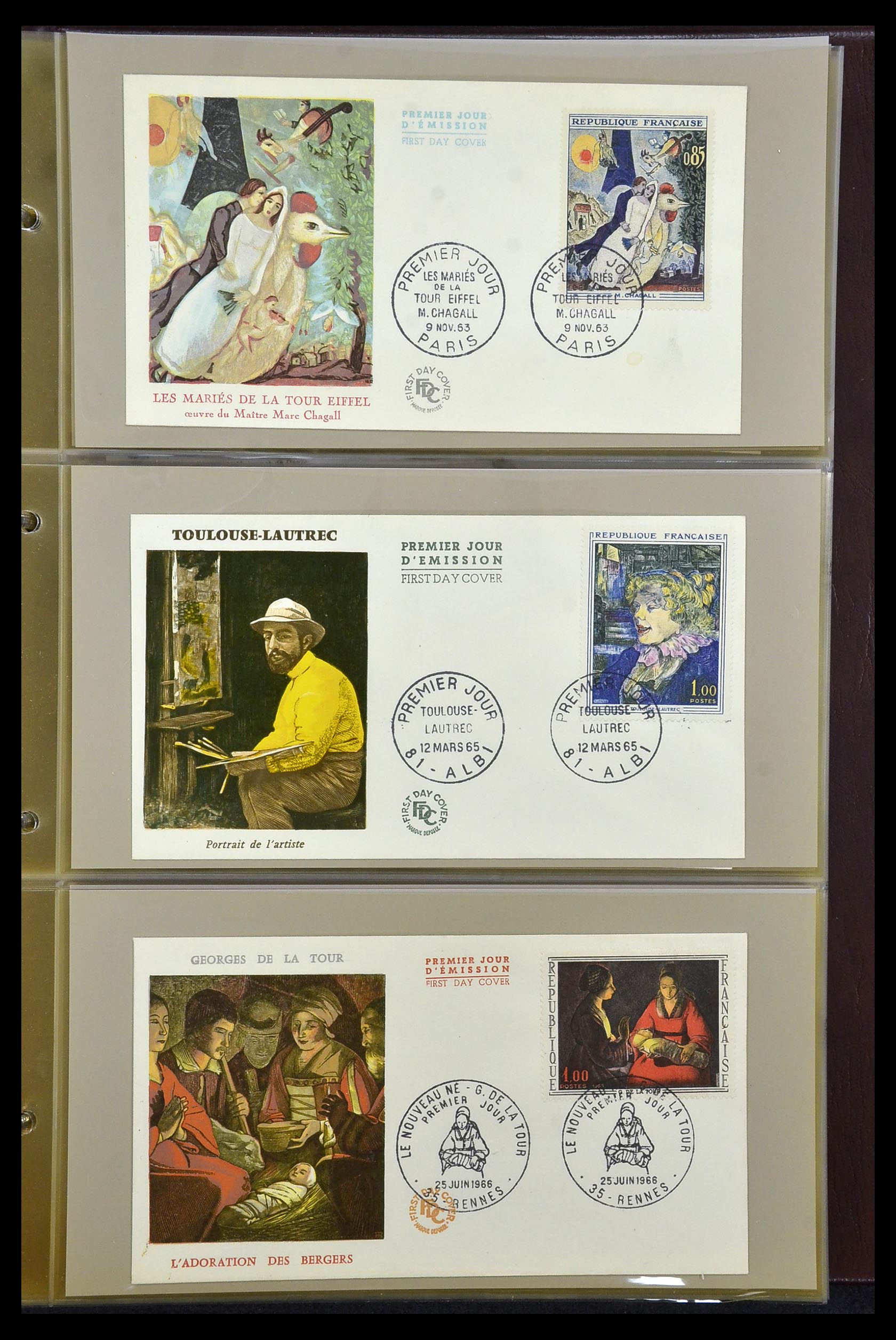 34956 017 - Postzegelverzameling 34956 Wereld brieven/FDC's 1880-1980.