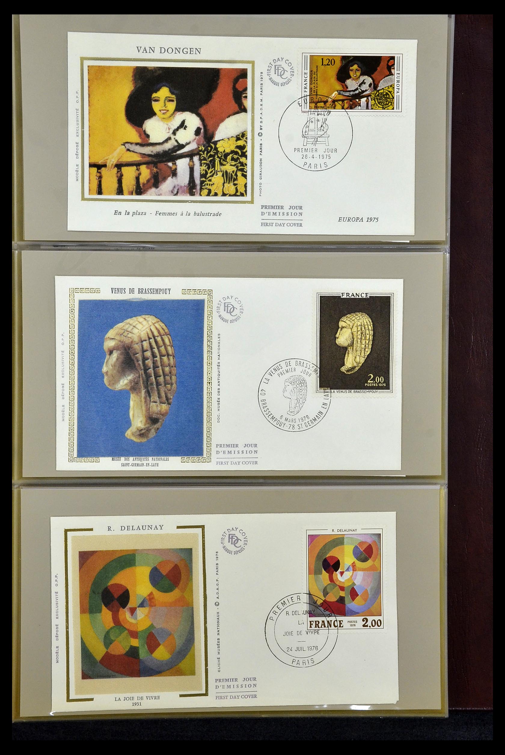 34956 021 - Postzegelverzameling 34956 Wereld brieven/FDC's 1880-1980.