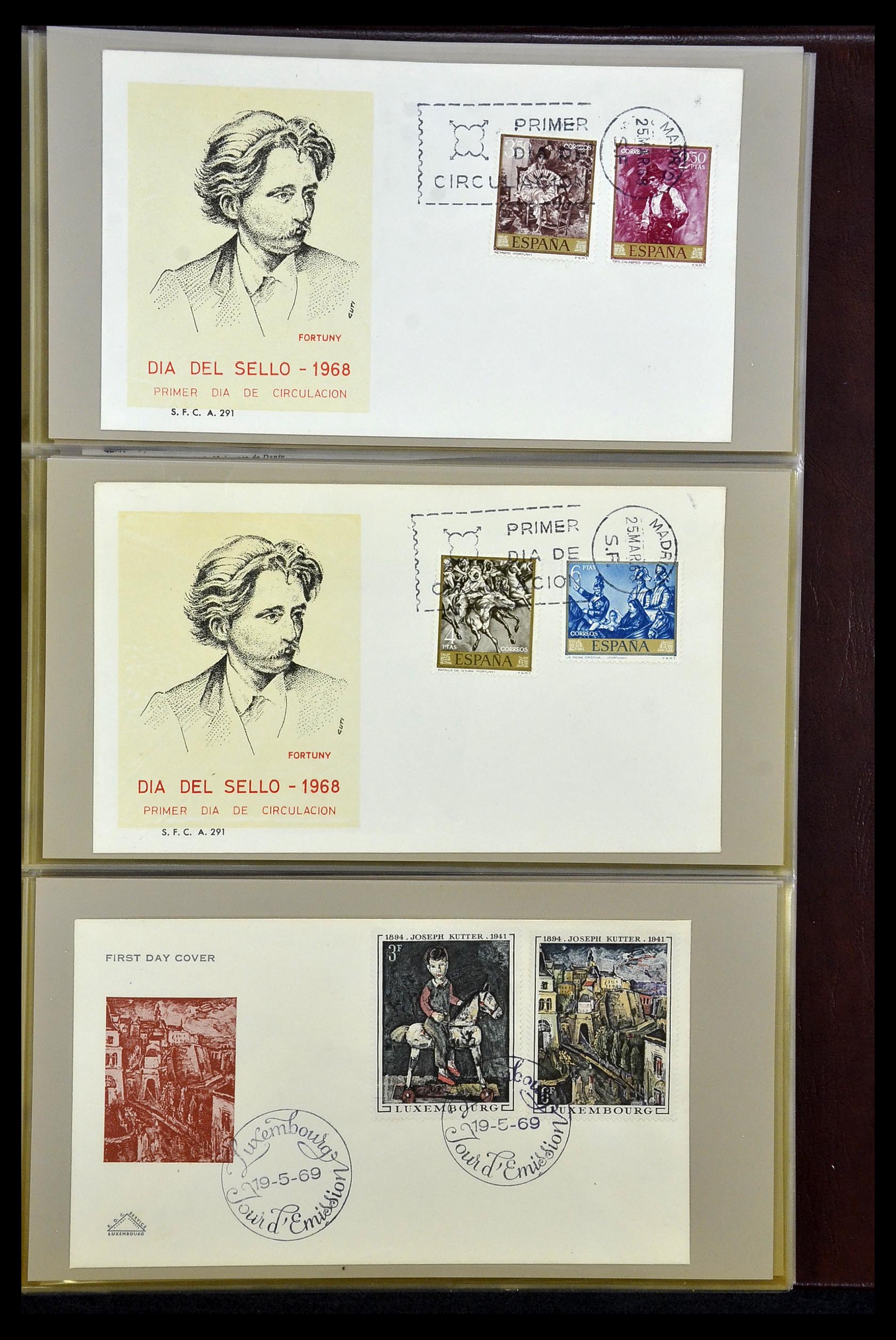 34956 024 - Postzegelverzameling 34956 Wereld brieven/FDC's 1880-1980.