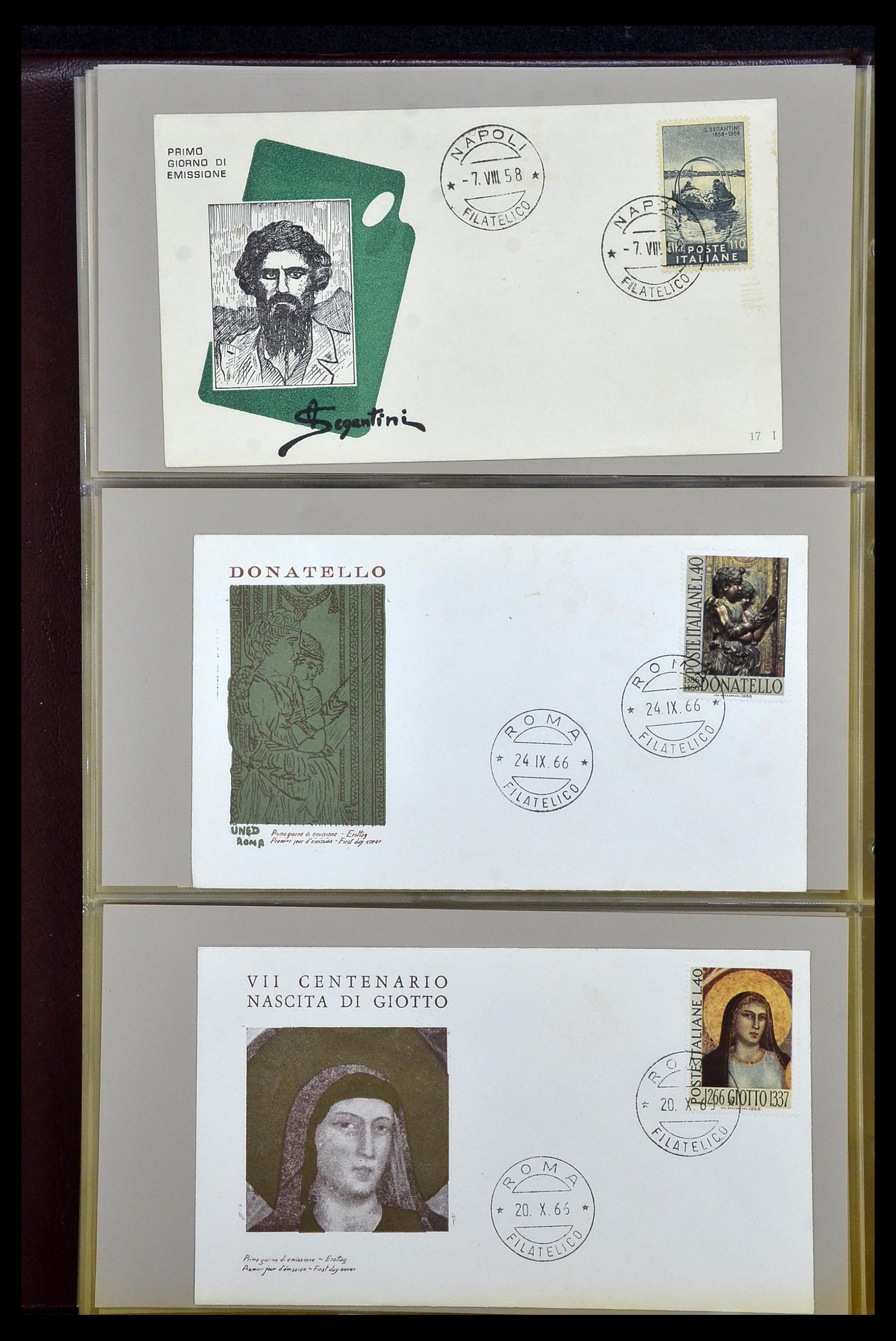 34956 027 - Postzegelverzameling 34956 Wereld brieven/FDC's 1880-1980.