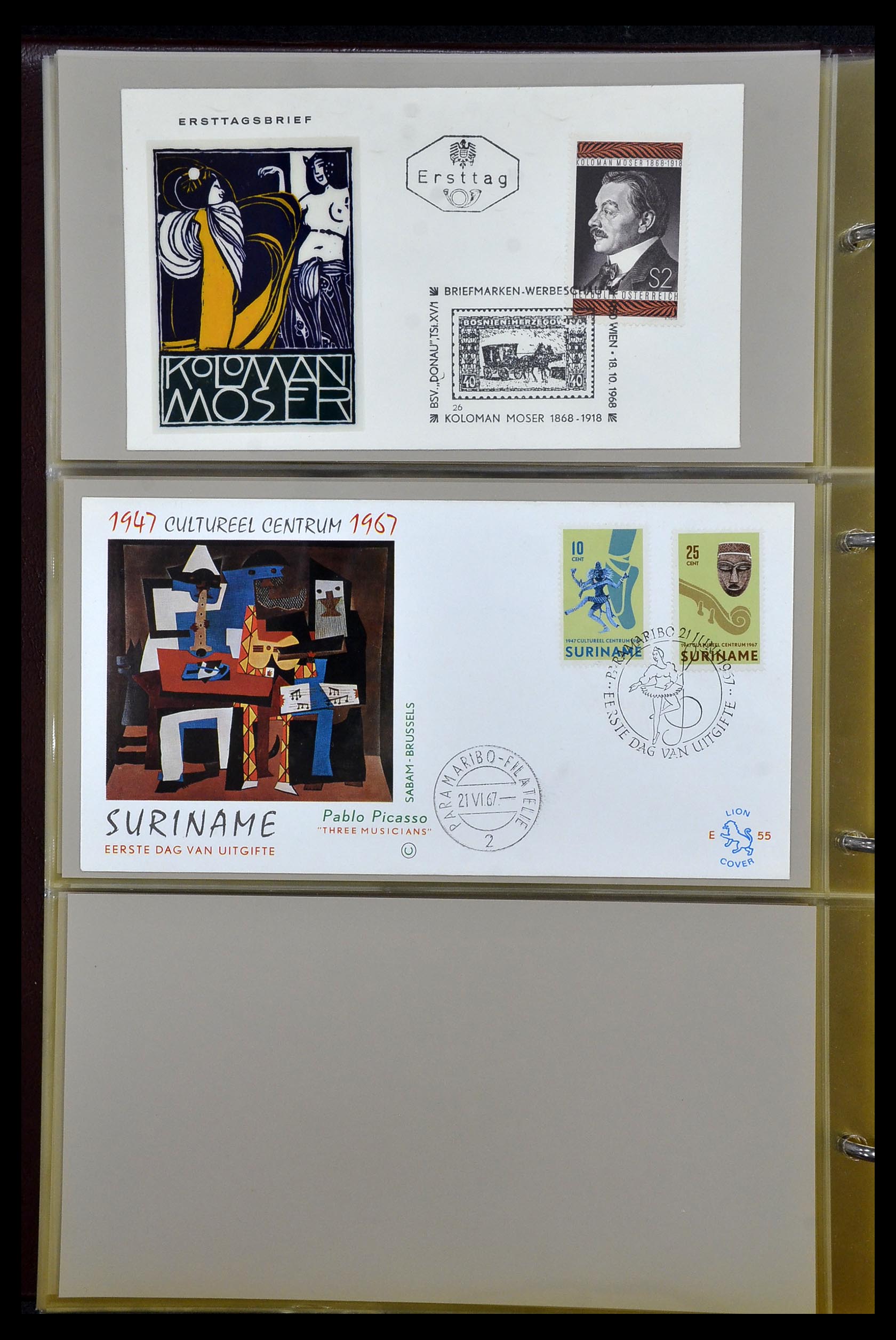 34956 029 - Postzegelverzameling 34956 Wereld brieven/FDC's 1880-1980.