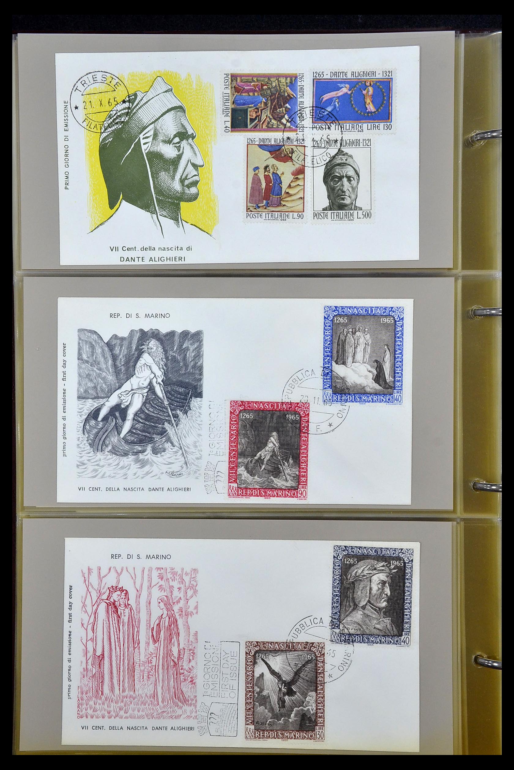 34956 031 - Postzegelverzameling 34956 Wereld brieven/FDC's 1880-1980.