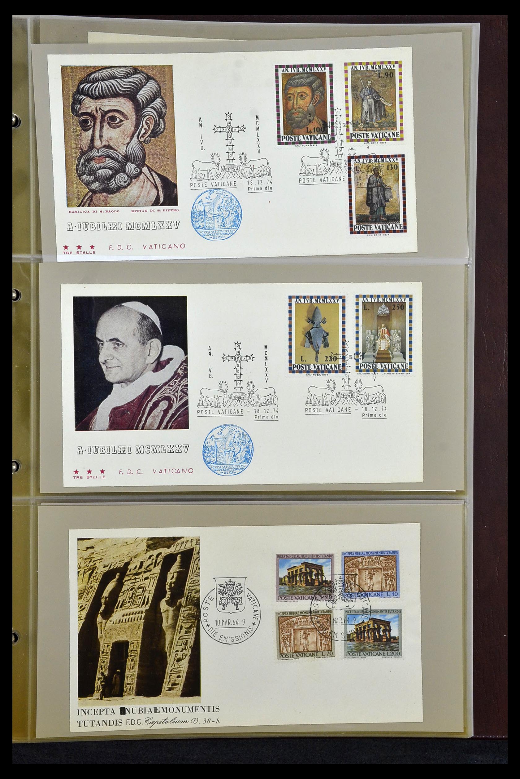 34956 036 - Postzegelverzameling 34956 Wereld brieven/FDC's 1880-1980.